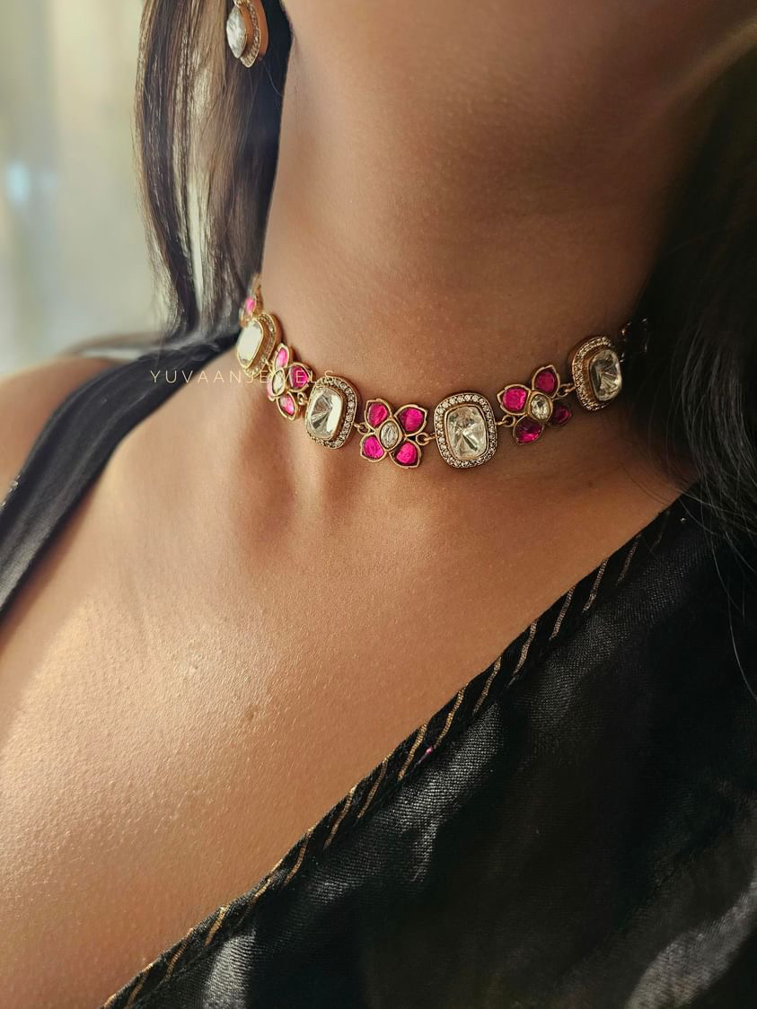 Katha Polki choker/Necklace Thumbnail