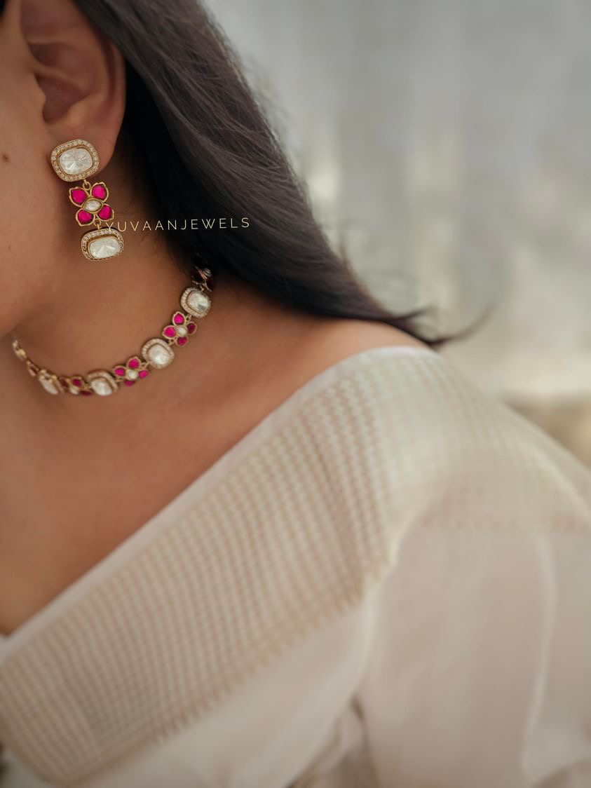 Katha Polki choker/Necklace Thumbnail