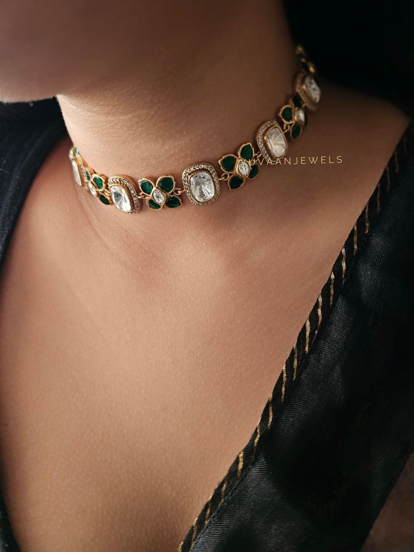 Katha Polki Choker/Necklace Thumbnail