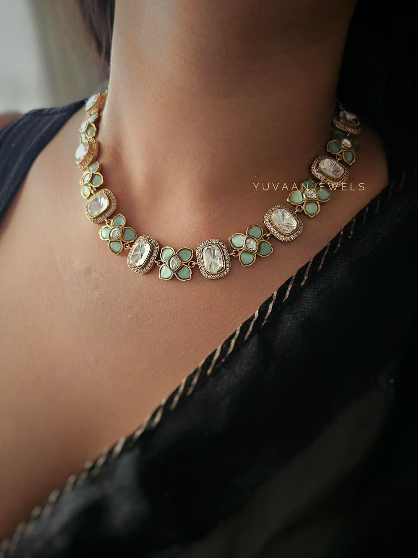 Katha Polki choker/Necklace Thumbnail