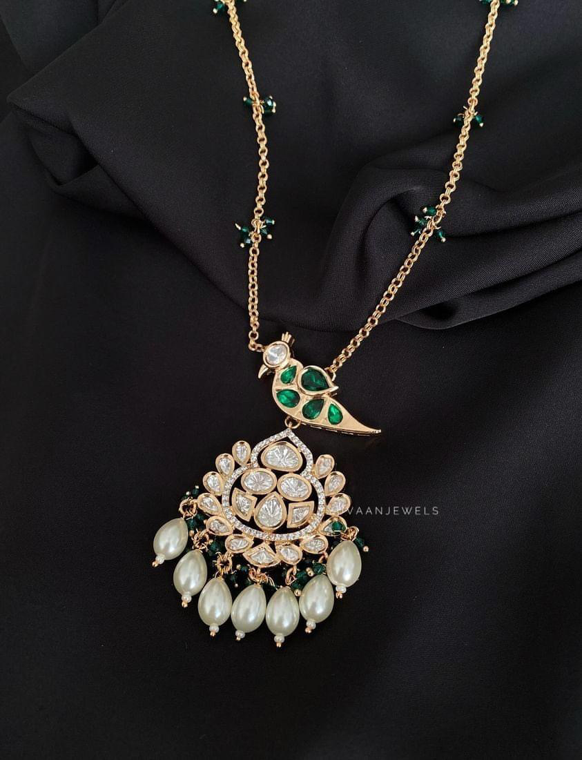 Shifra polki necklace Thumbnail