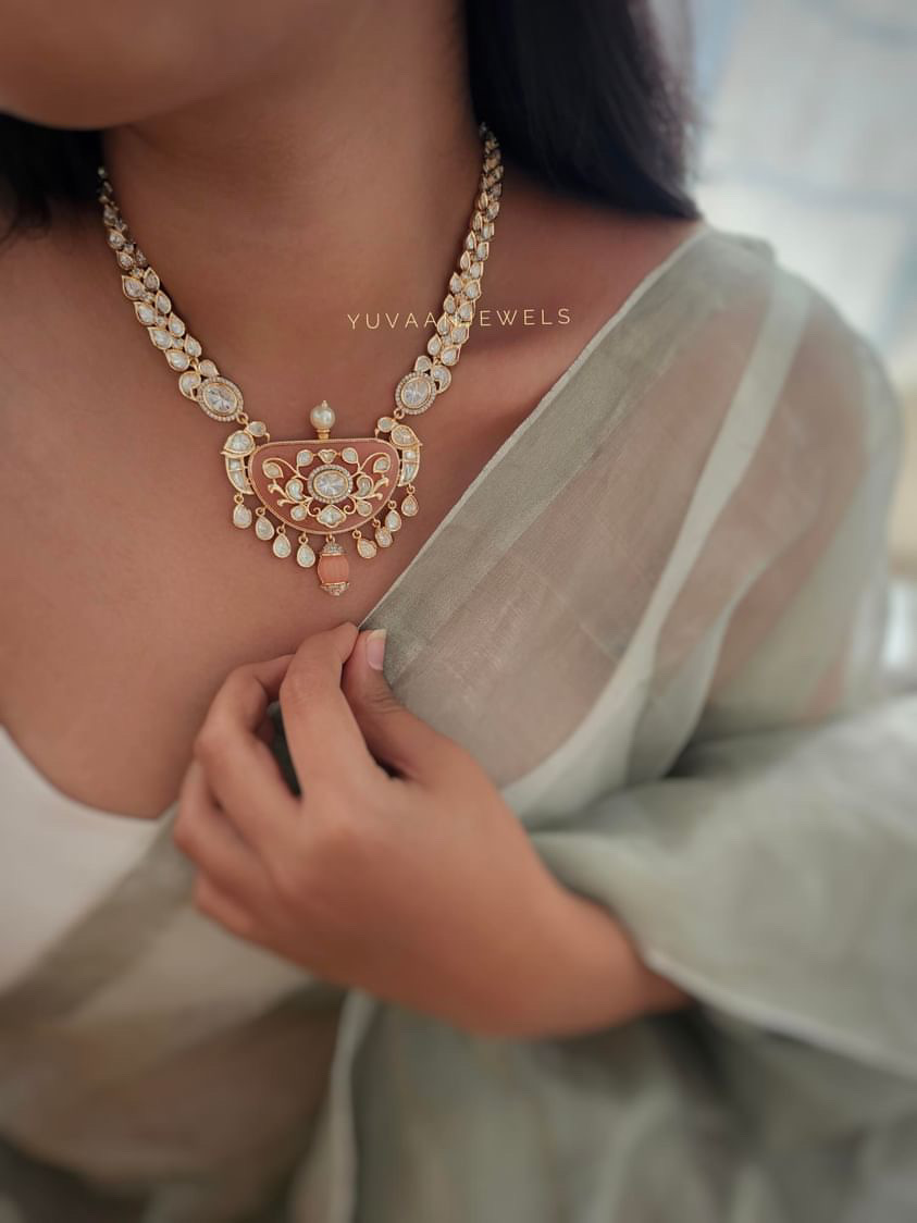 Sofia Polki necklace
