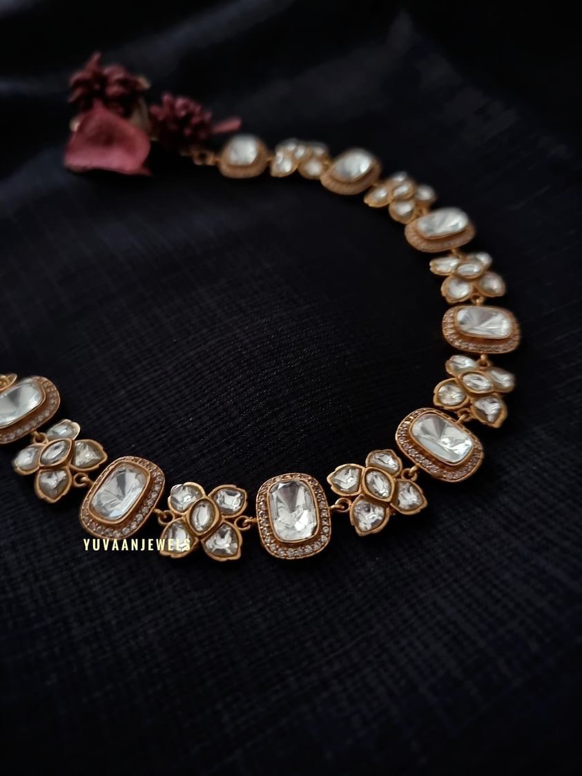 Kaatha Polki choker/Necklace Thumbnail