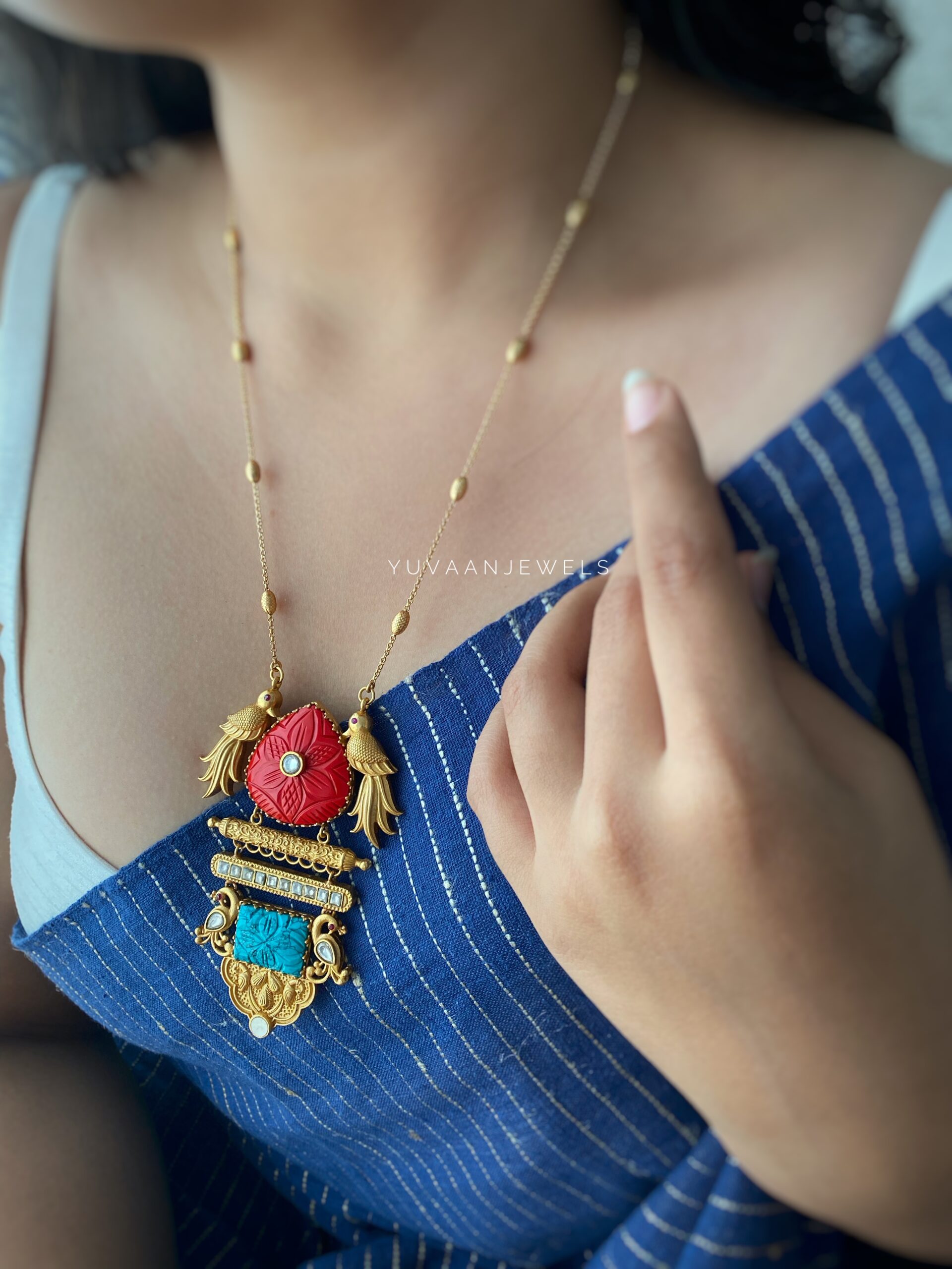 Meera handcrafted necklace