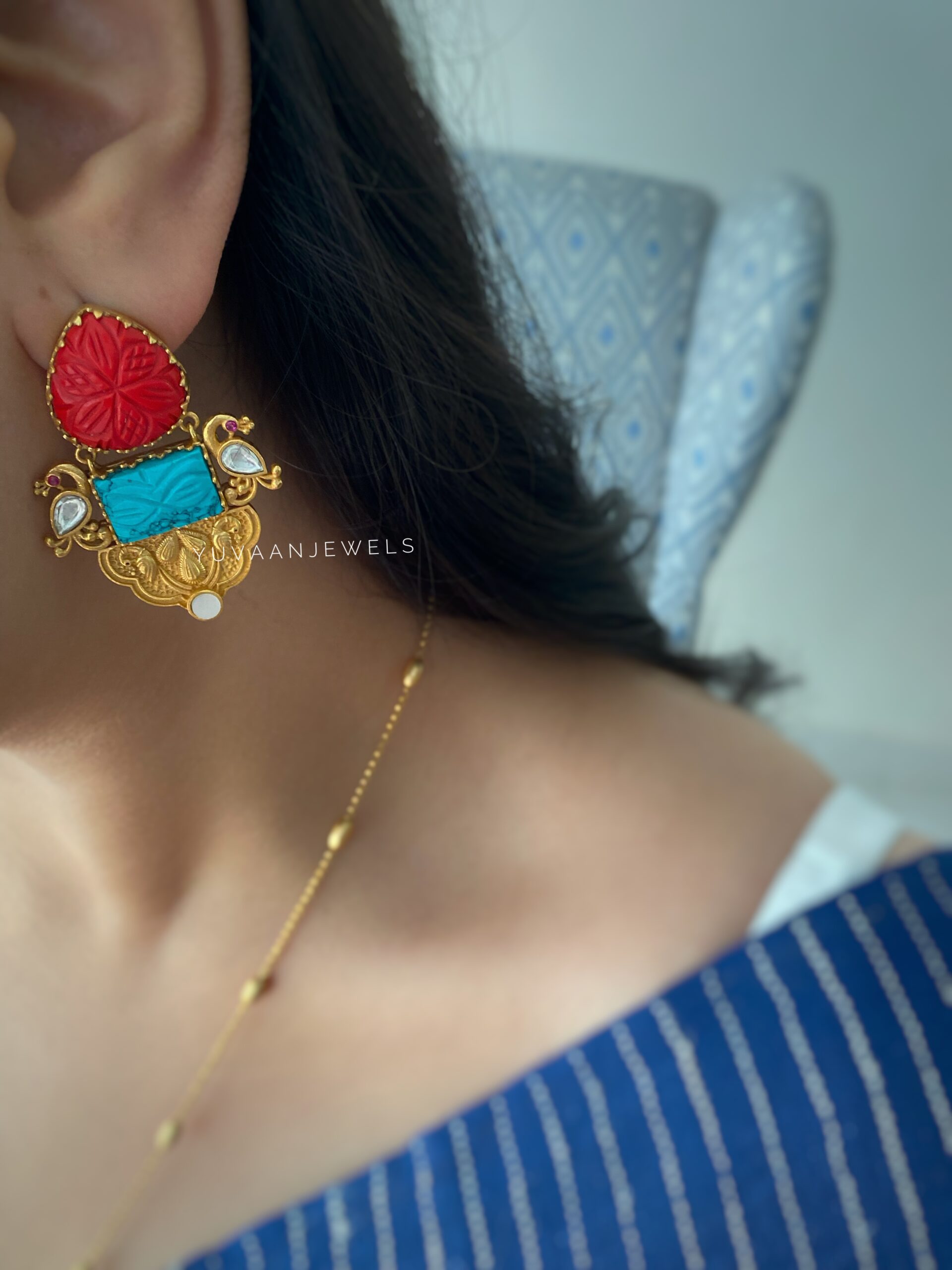 Meera handcrafted necklace Thumbnail