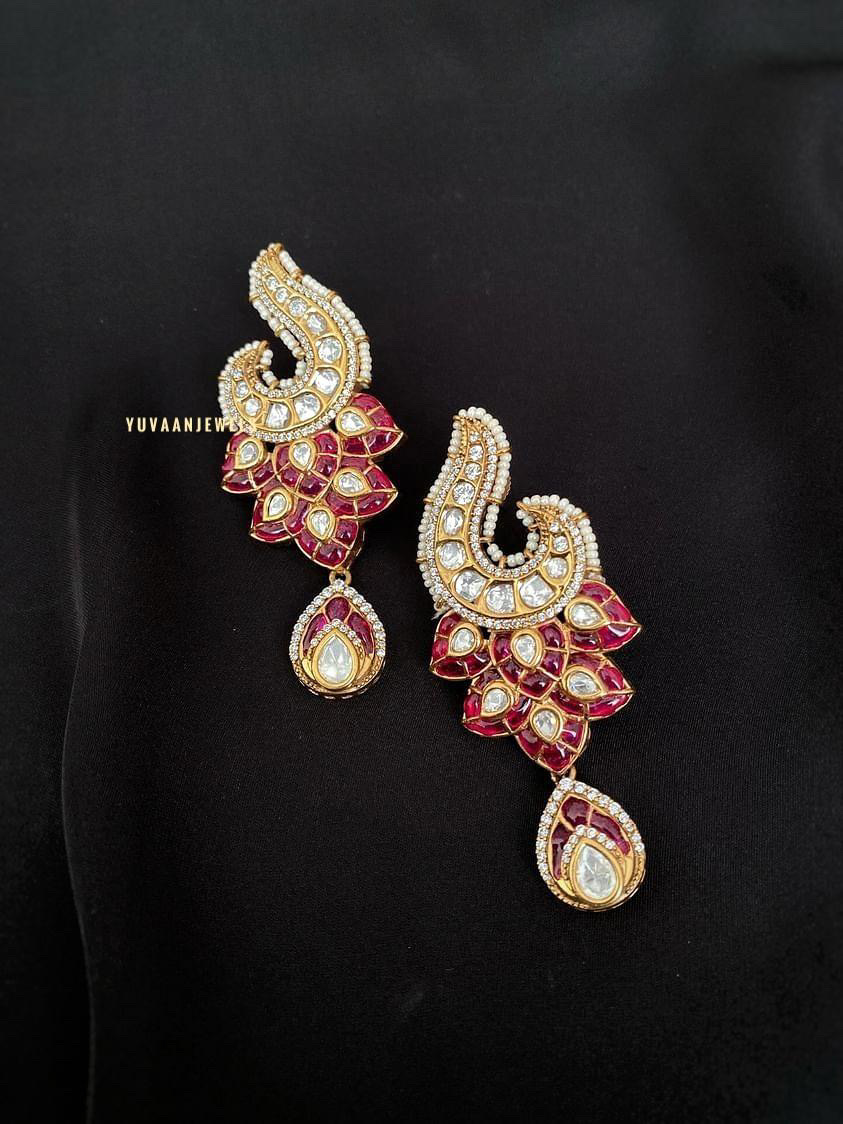 Tarini polki earrings Thumbnail