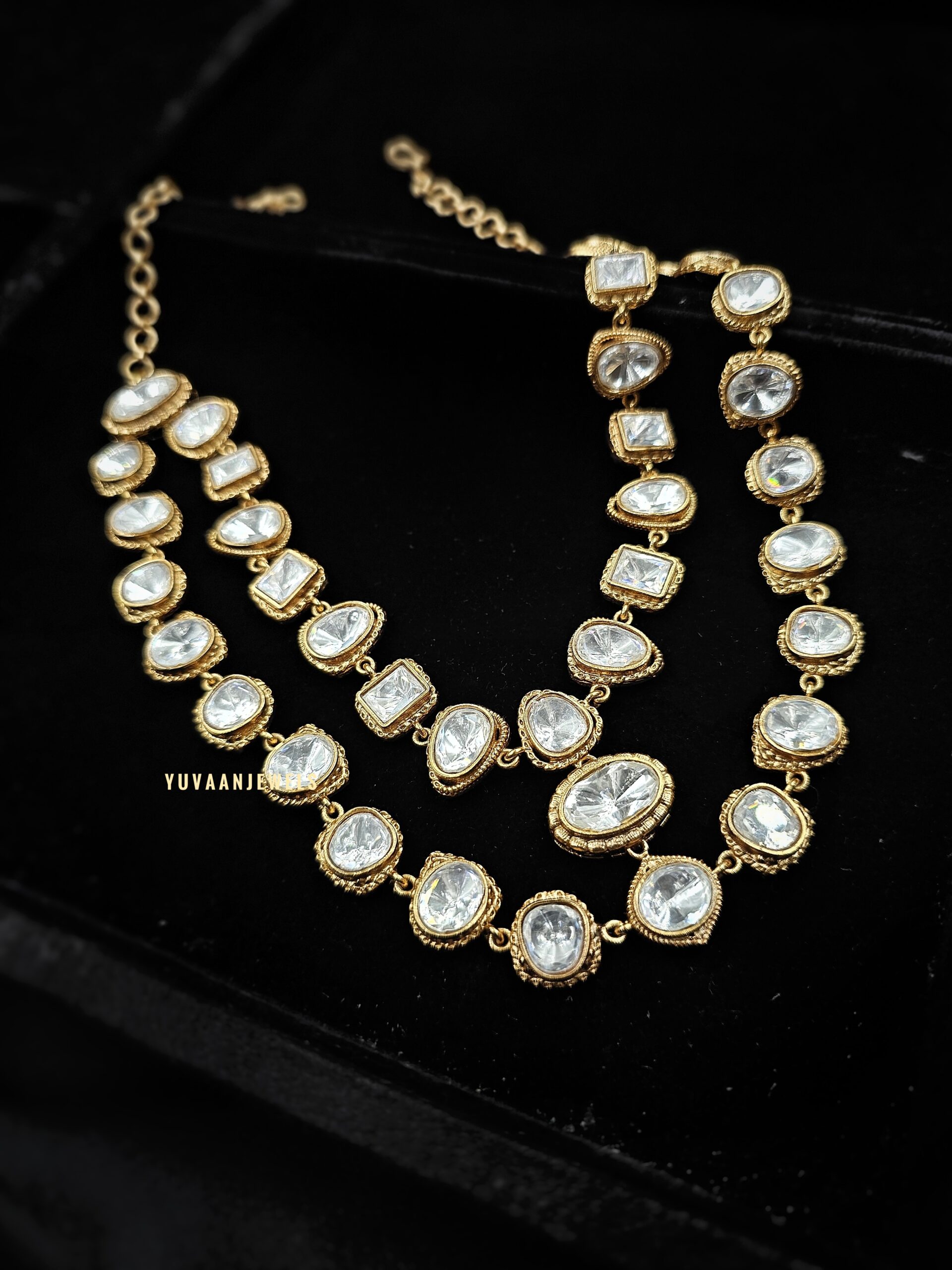 Jharna polki necklace Thumbnail