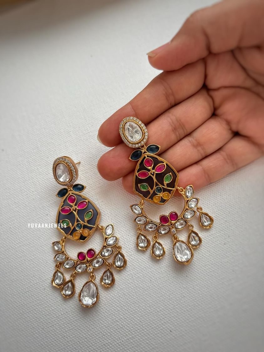 Karishma Quartz earrings Thumbnail