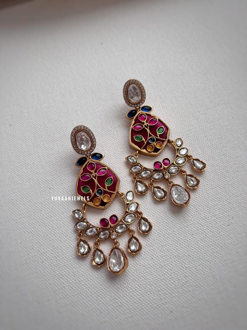 Karishma Quartz earrings Thumbnail