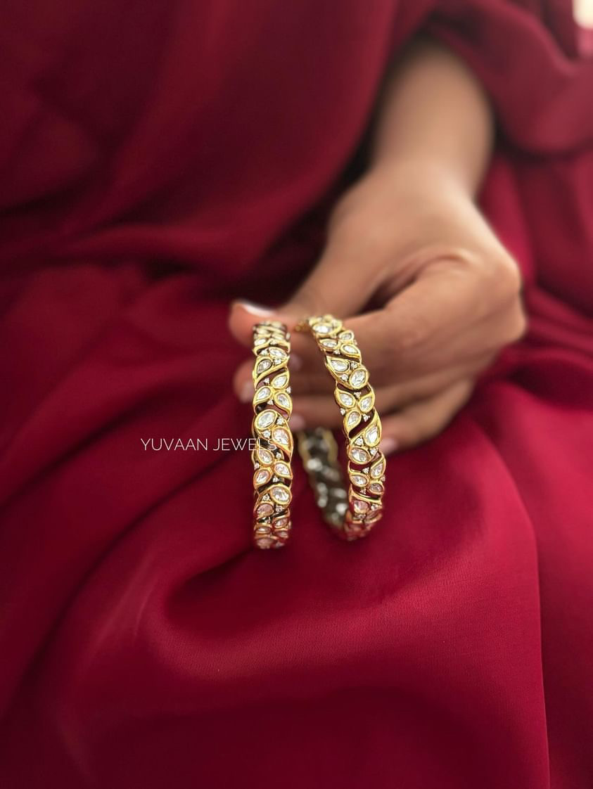 Ranjana polki bangles Thumbnail