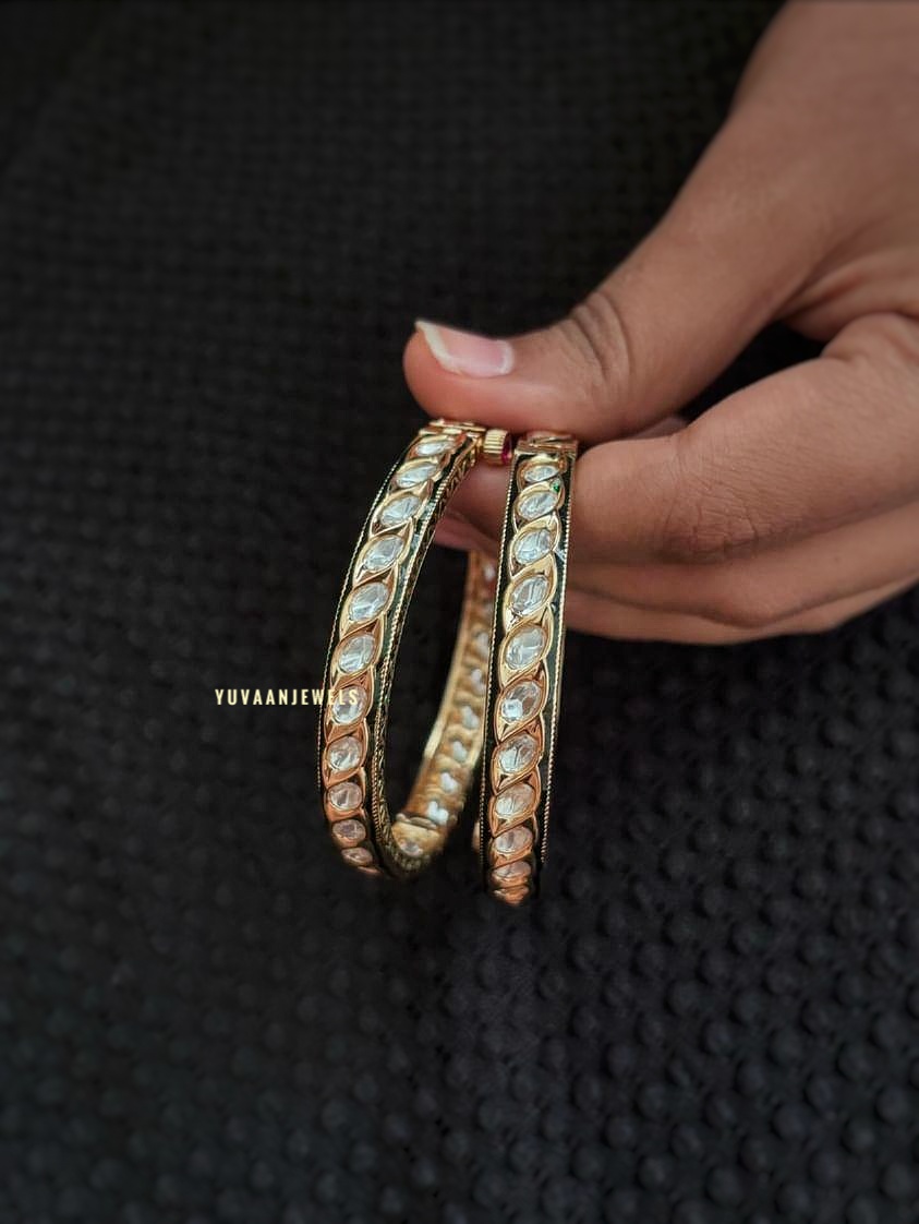 Khushi polki bangles Thumbnail