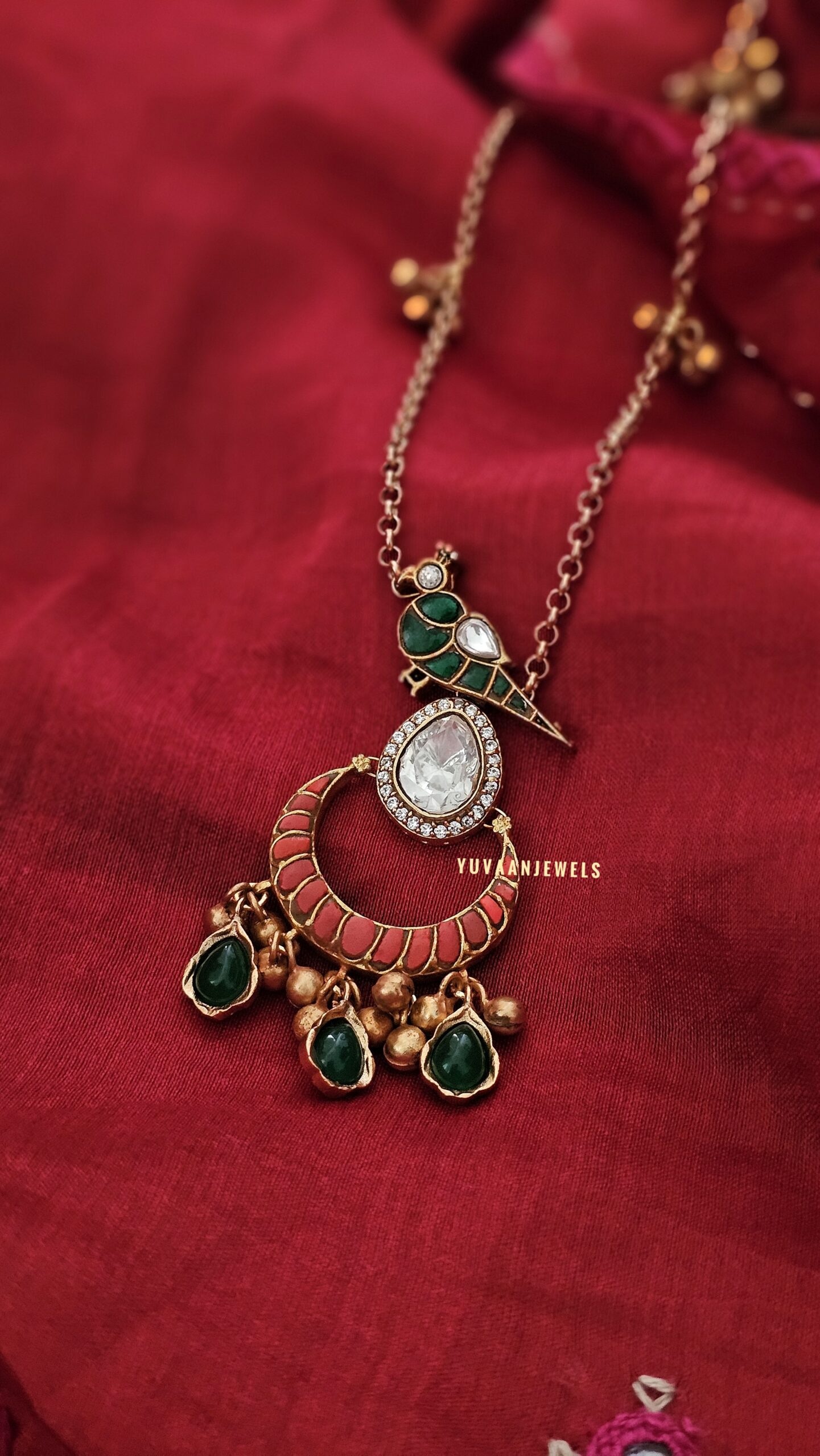 Kajri handcrafted necklace Thumbnail