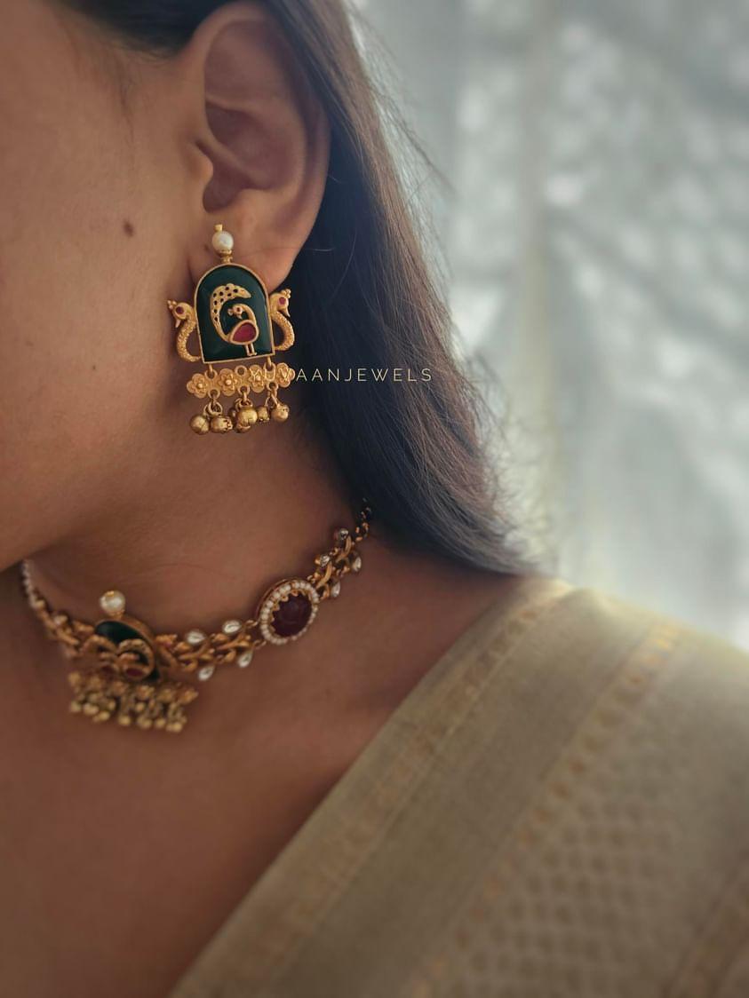 Vedh polki handcrafted choker Thumbnail