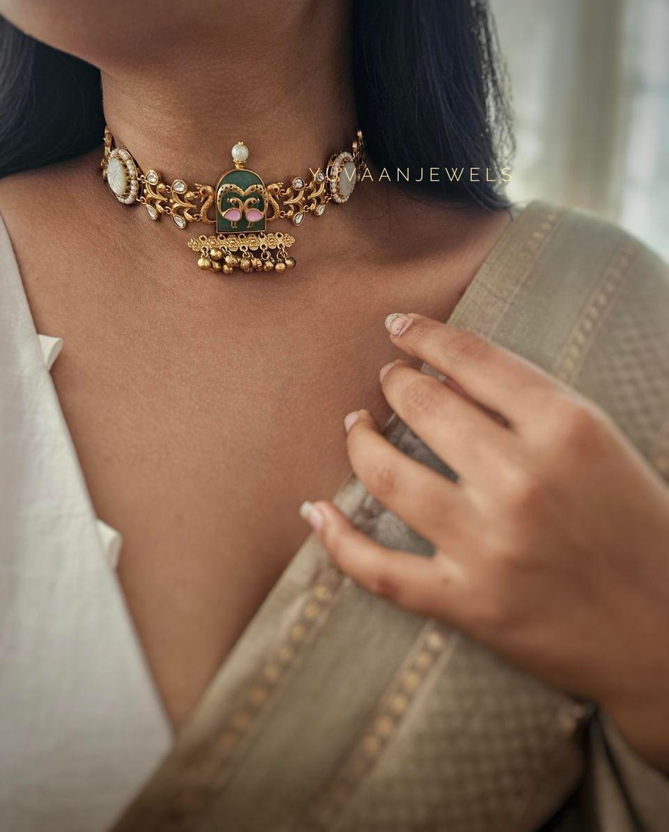 Vedh polki handcrafted choker Thumbnail