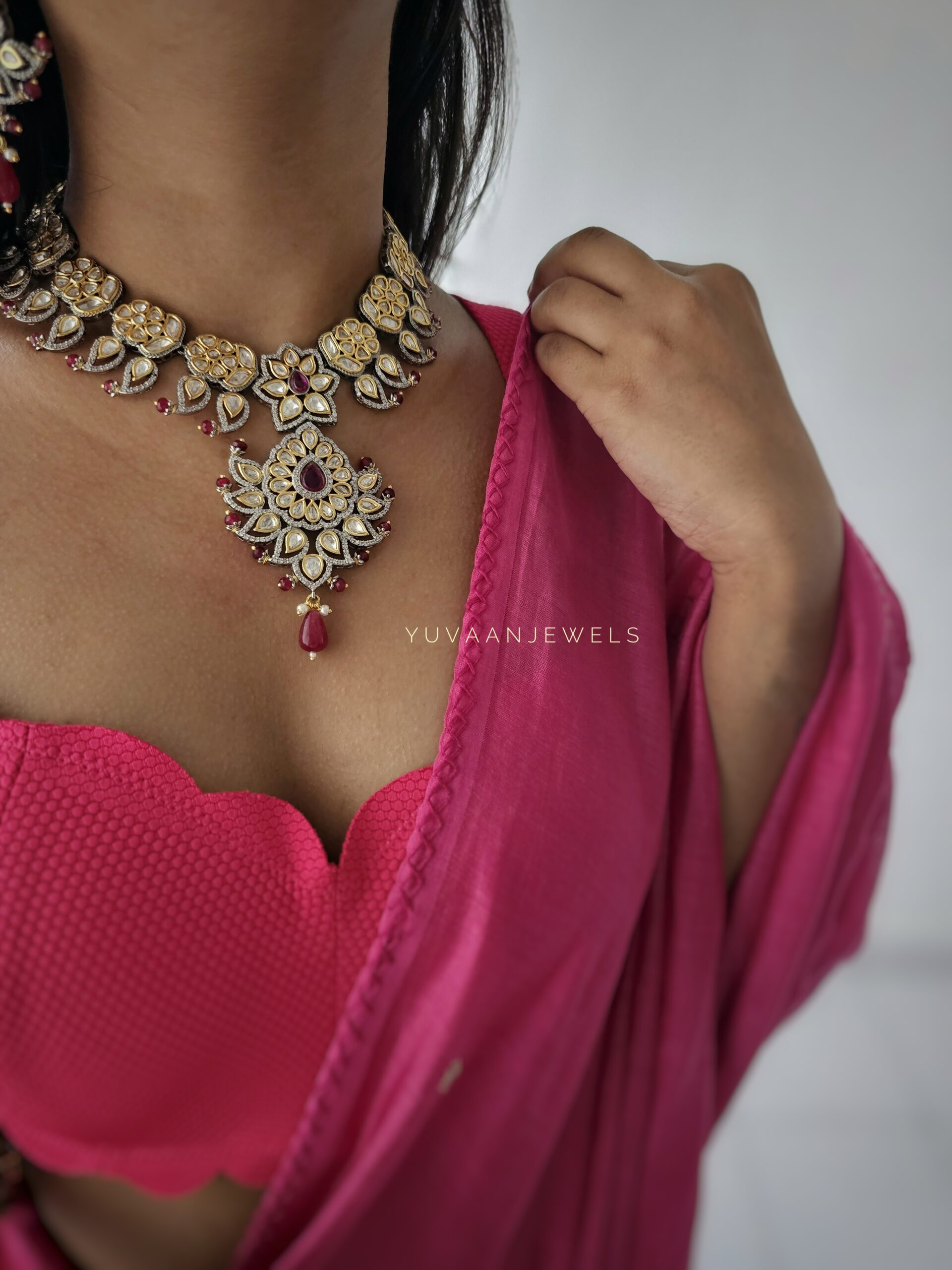 Aparna polki necklace Thumbnail