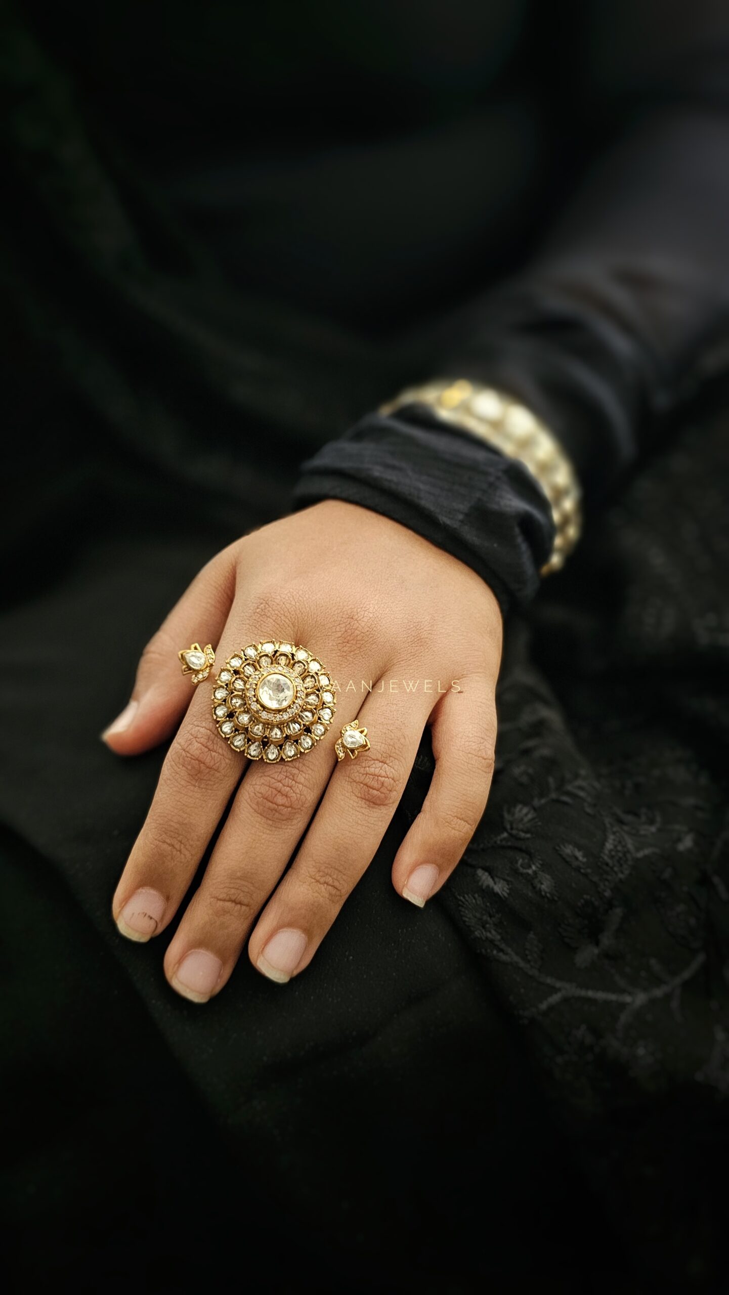 Noor polki ring Thumbnail