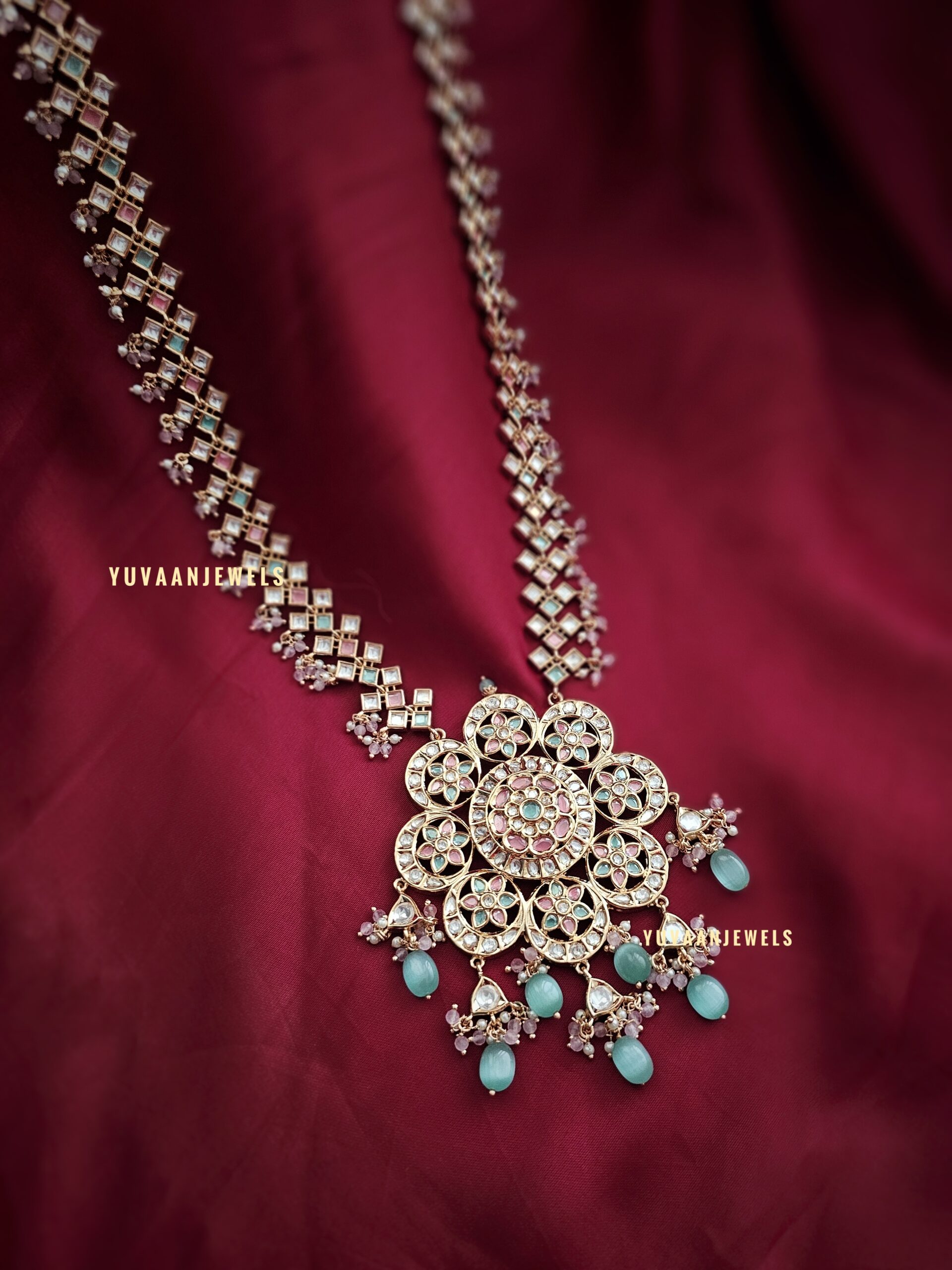 Vedika Bridal Polki&pearl Set Thumbnail