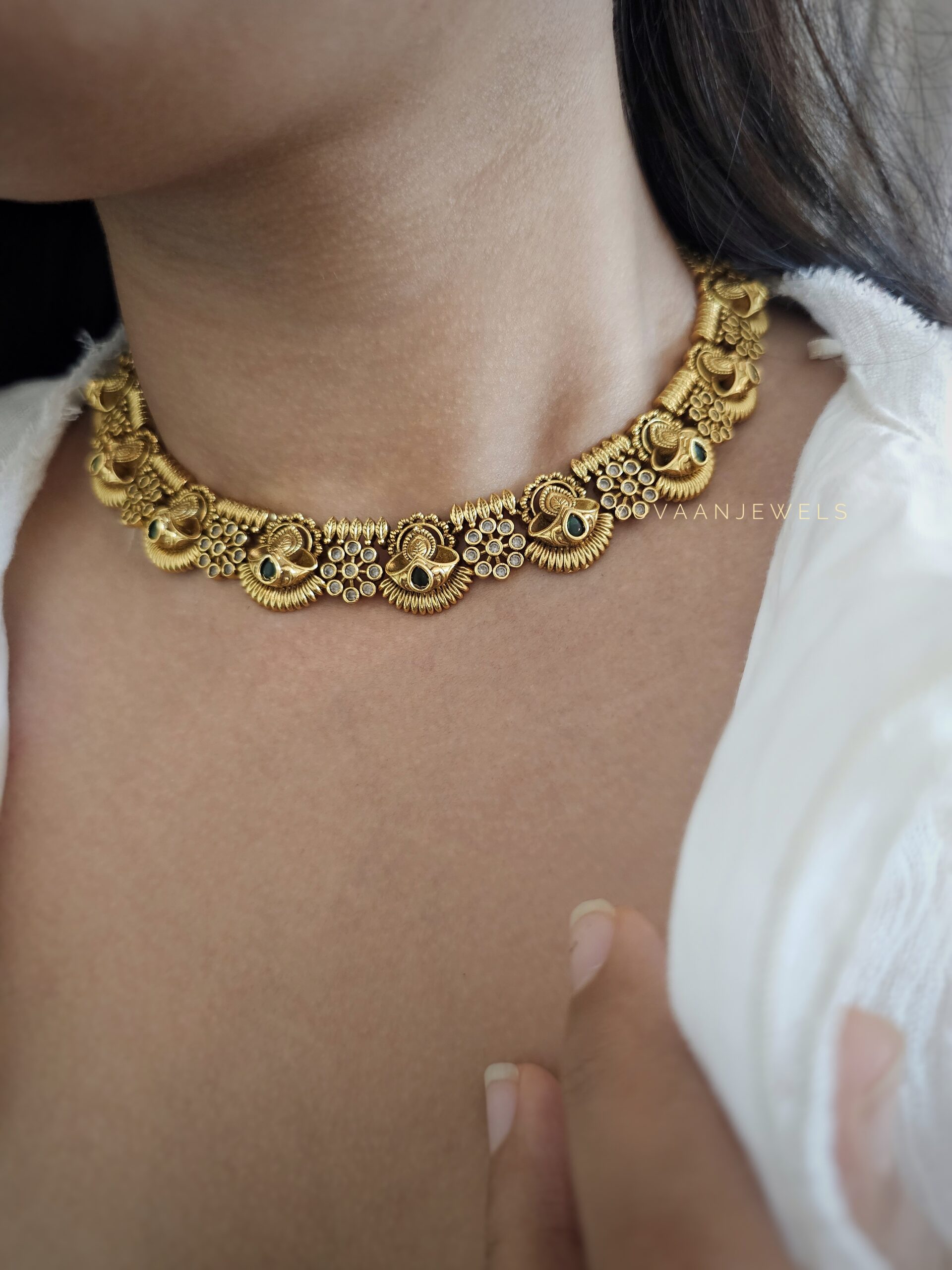 Diya Gold Necklace Thumbnail