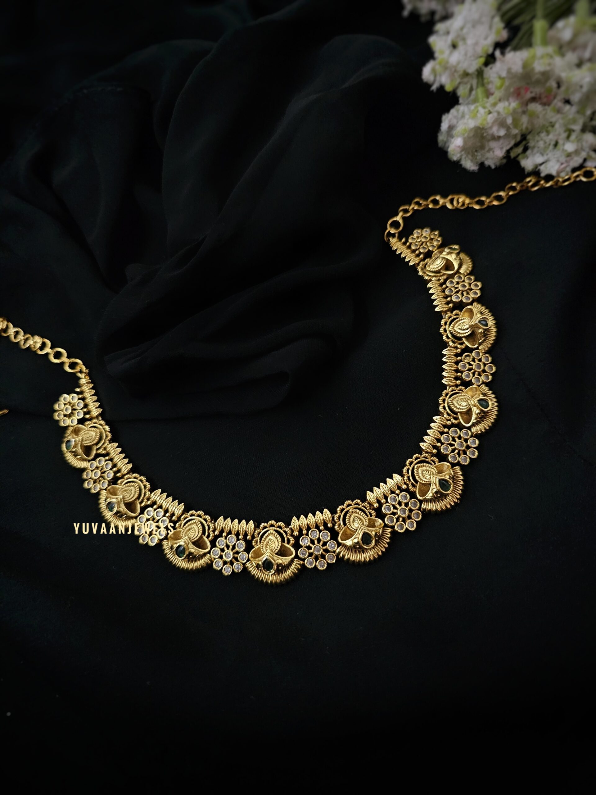 Diya Gold Necklace Thumbnail