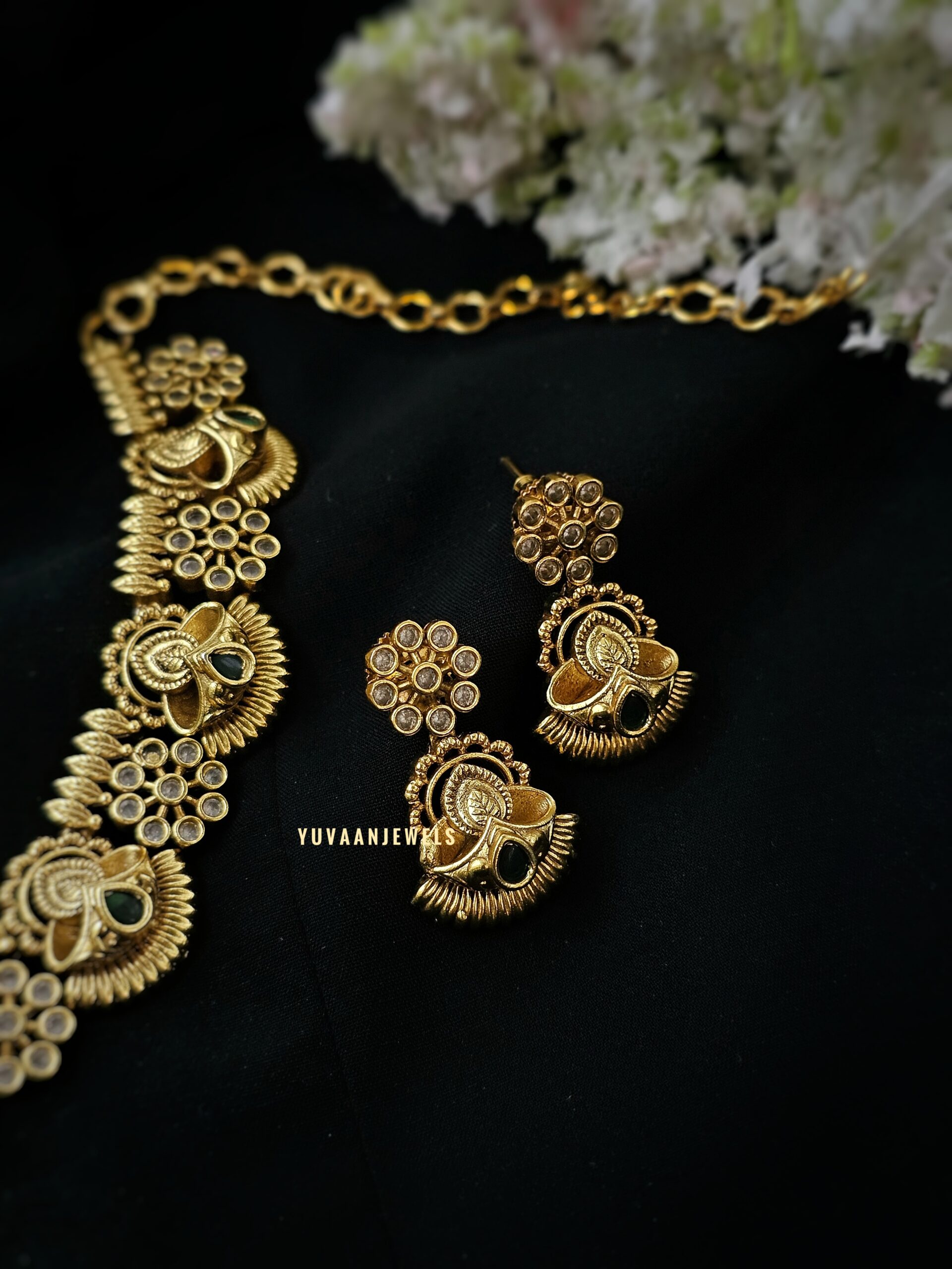 Diya Gold Necklace Thumbnail