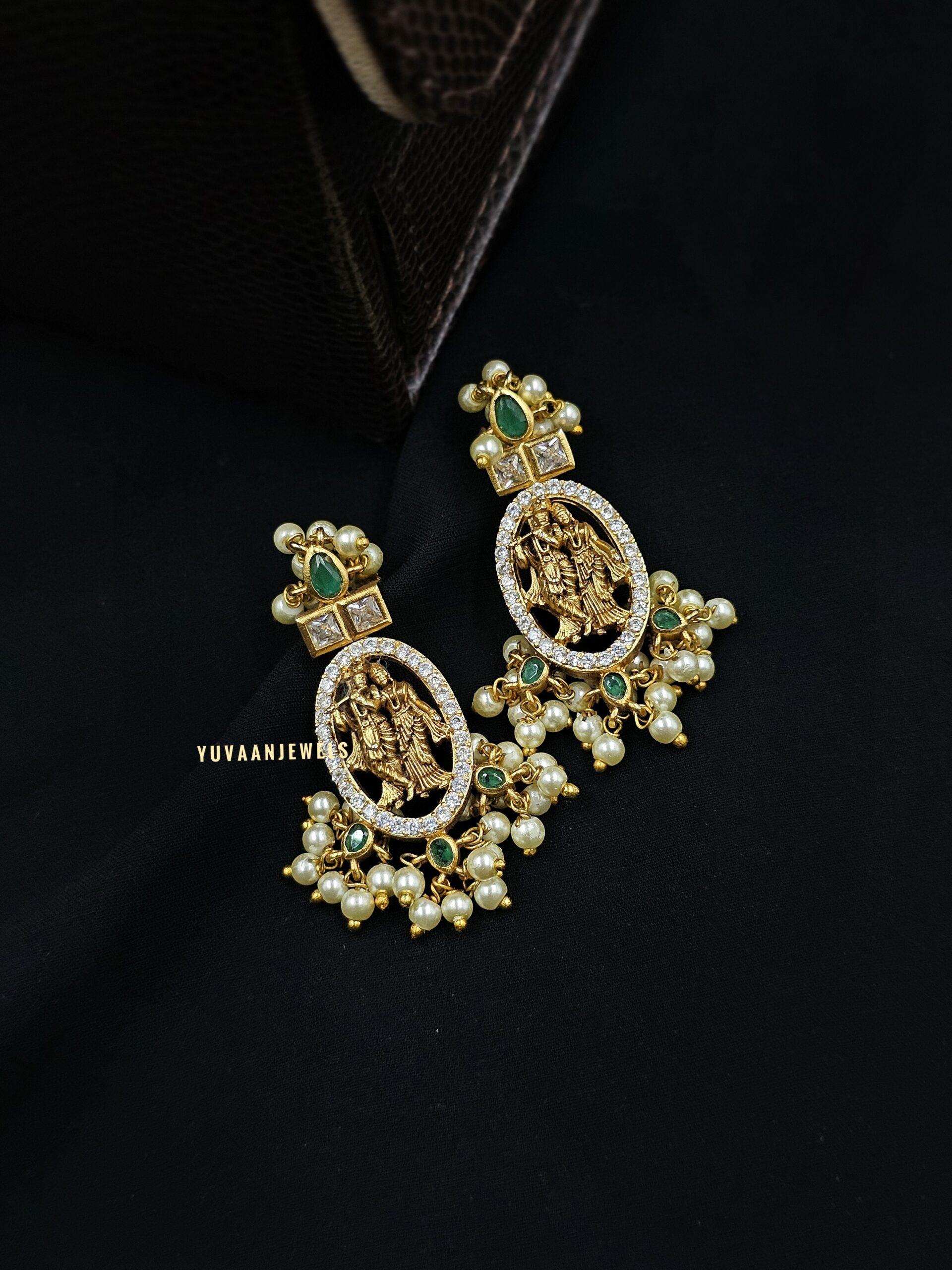 Bharghavi Handcrafted temple Necklace Thumbnail