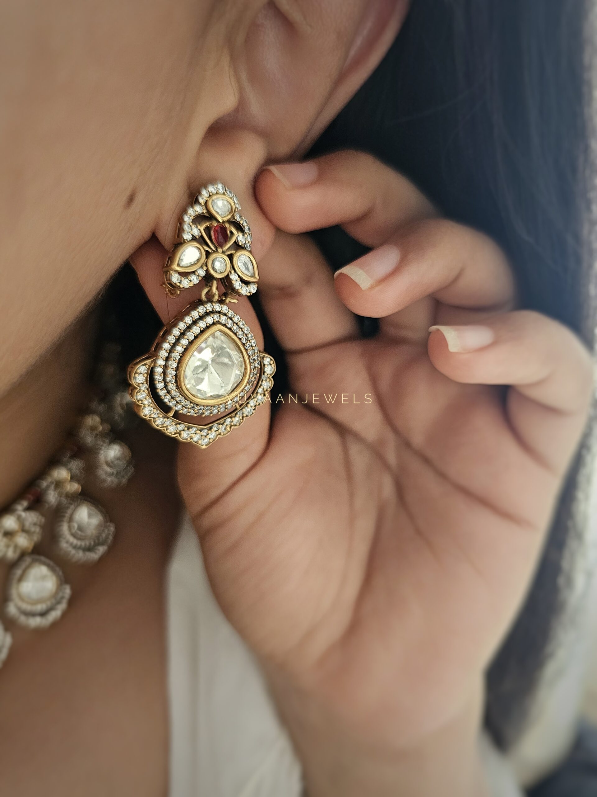 Vandana polki necklace Thumbnail
