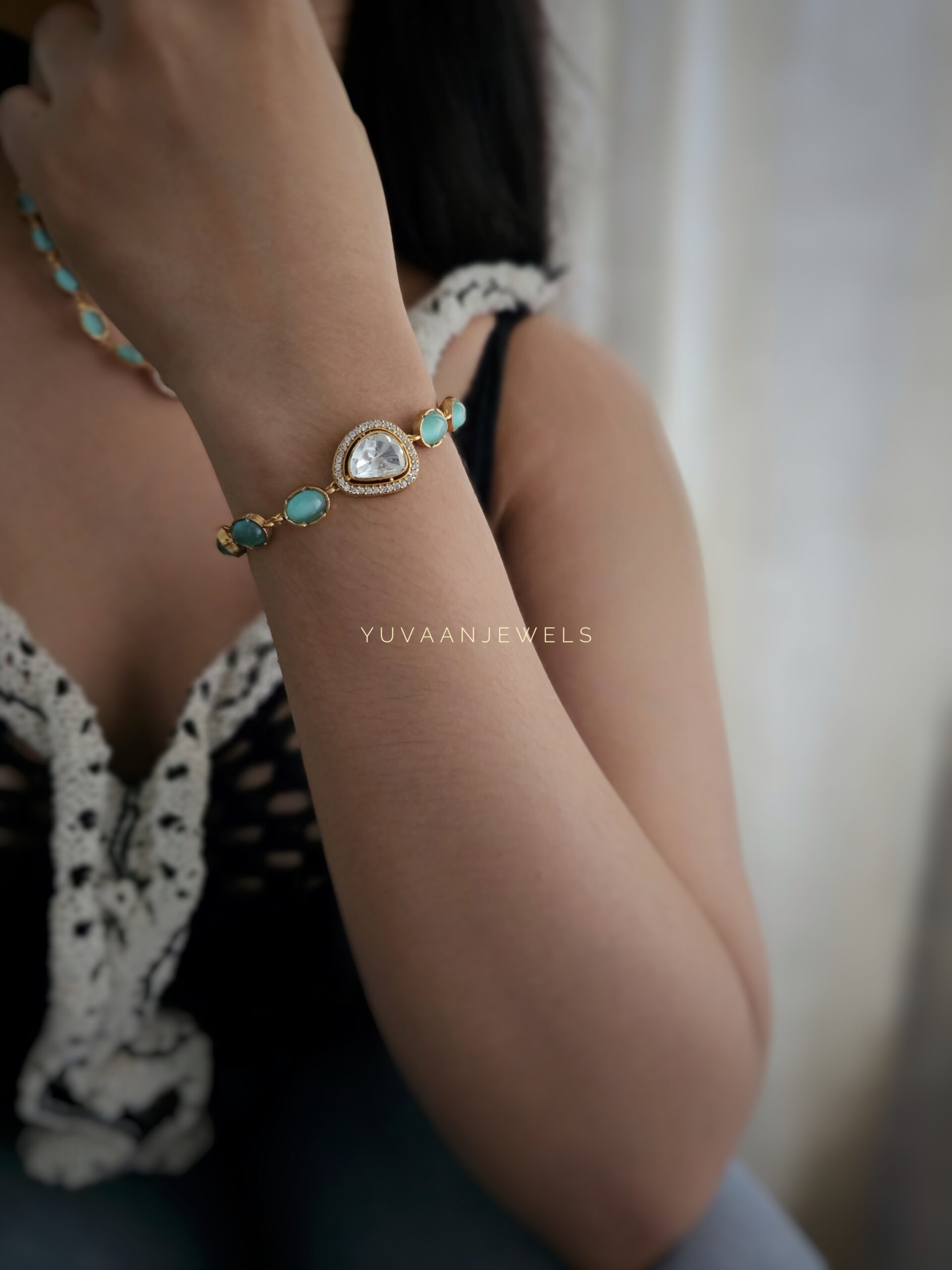 Roya delicate polki choker/necklace Thumbnail