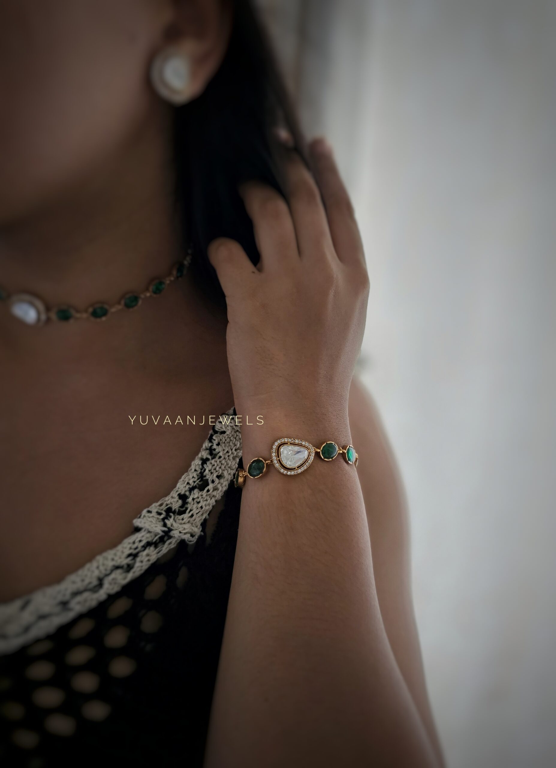 Roya Delicate polki choker/necklace Thumbnail