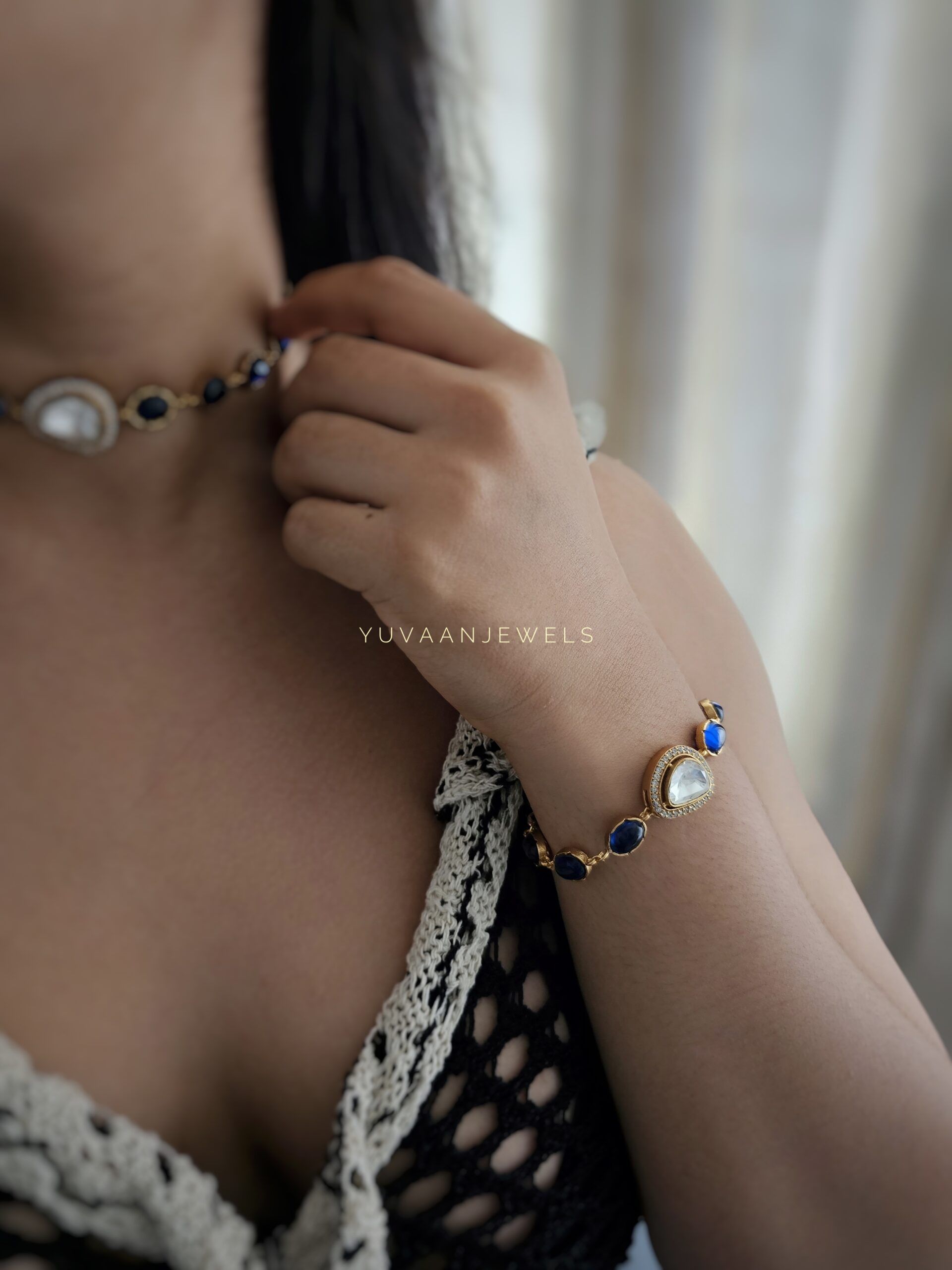 Roya delicate polki choker/necklace Thumbnail