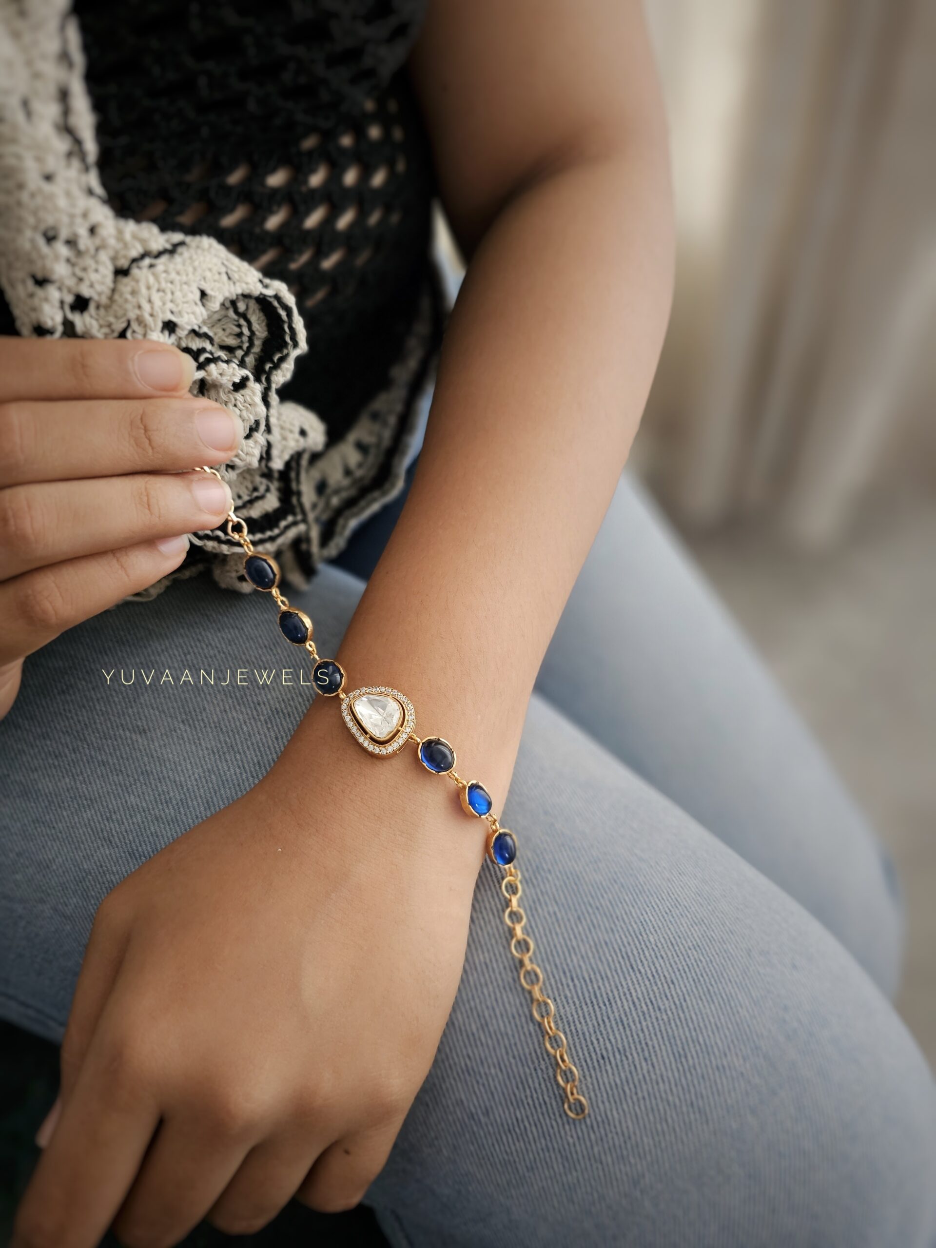 Roya delicate polki choker/necklace Thumbnail