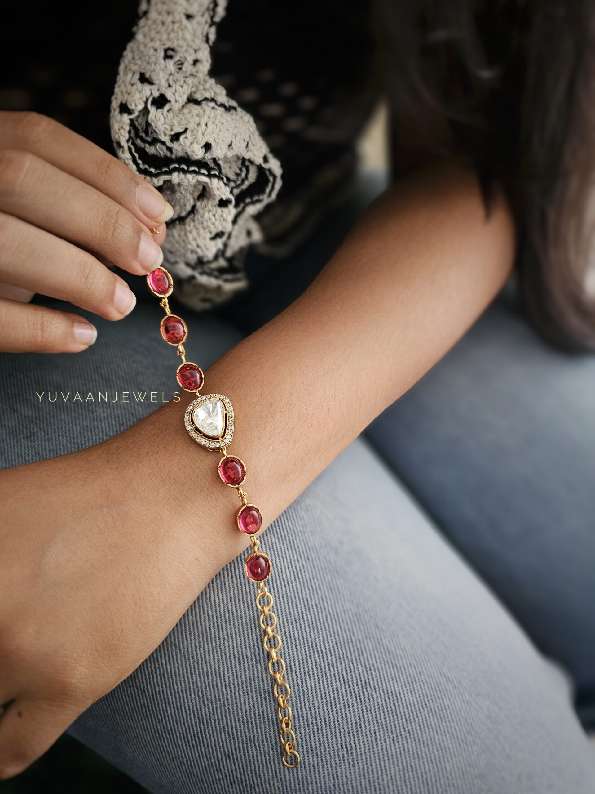 Roya delicate polki choker/necklace Thumbnail