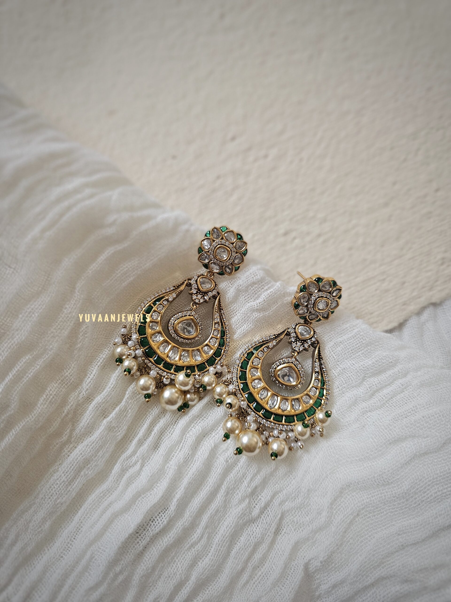 Rano pearl and polki necklace Thumbnail