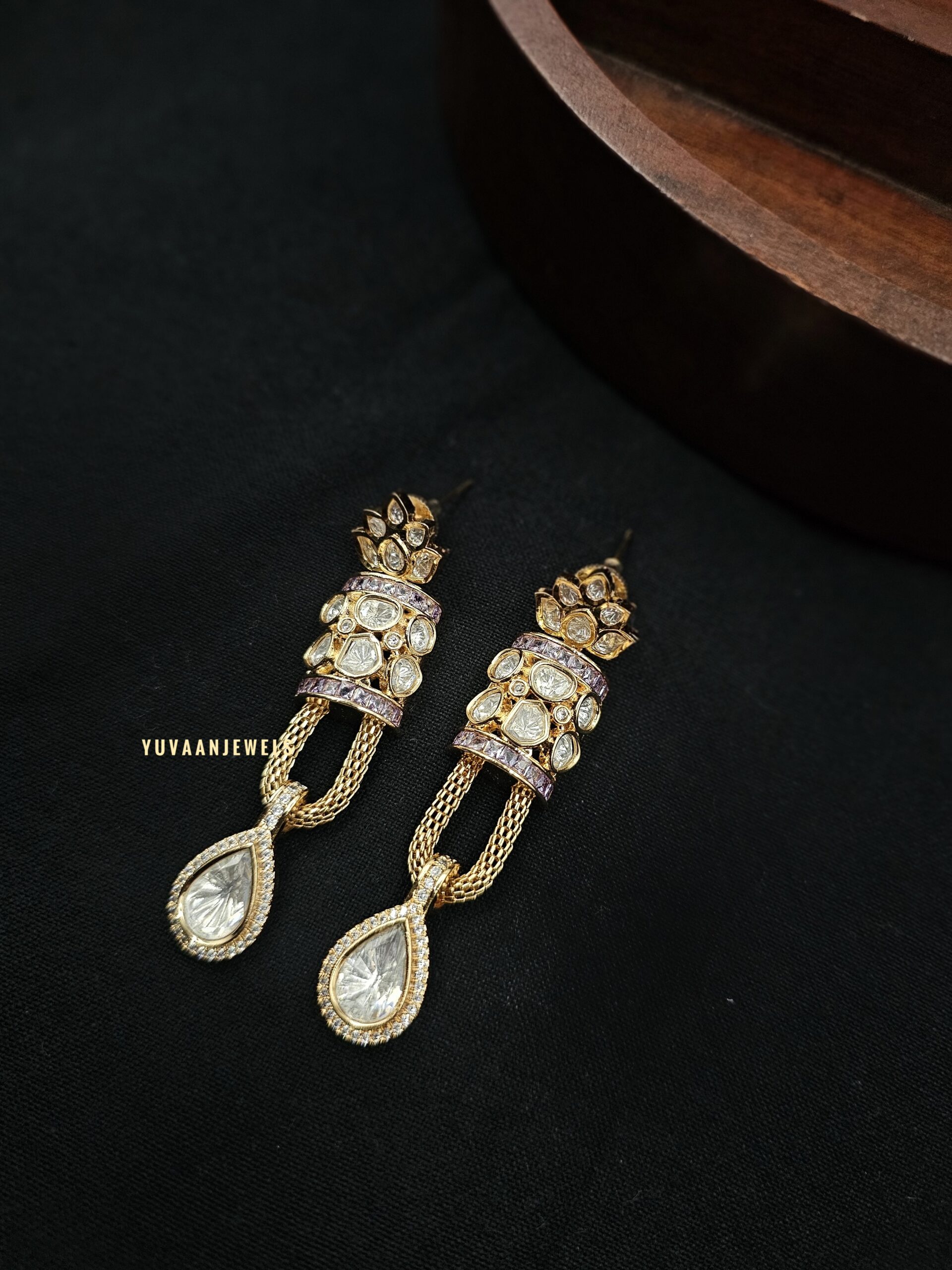 Nimrat Delicate polki necklace Thumbnail