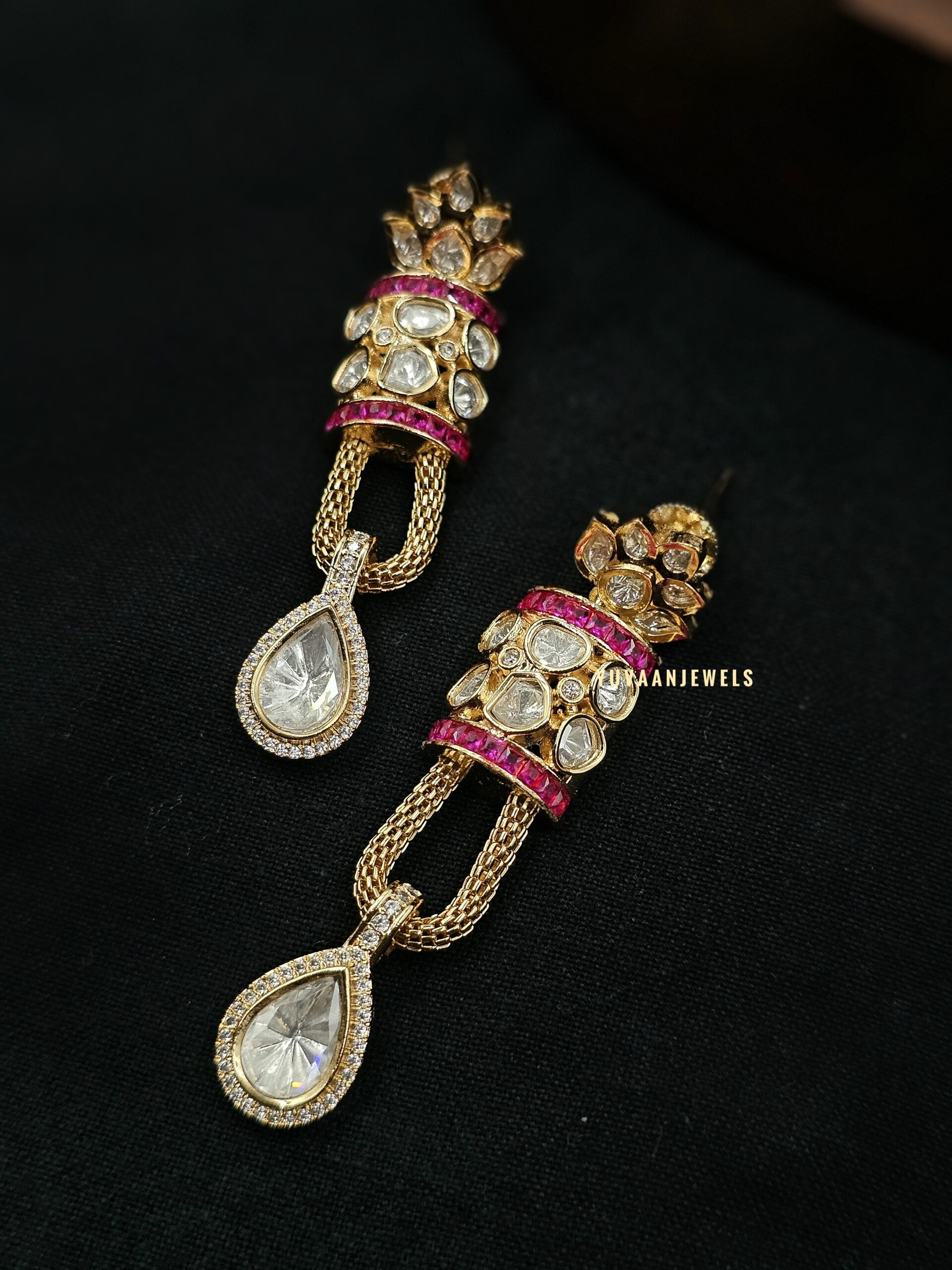 Nimrat Delicate polki necklace Thumbnail