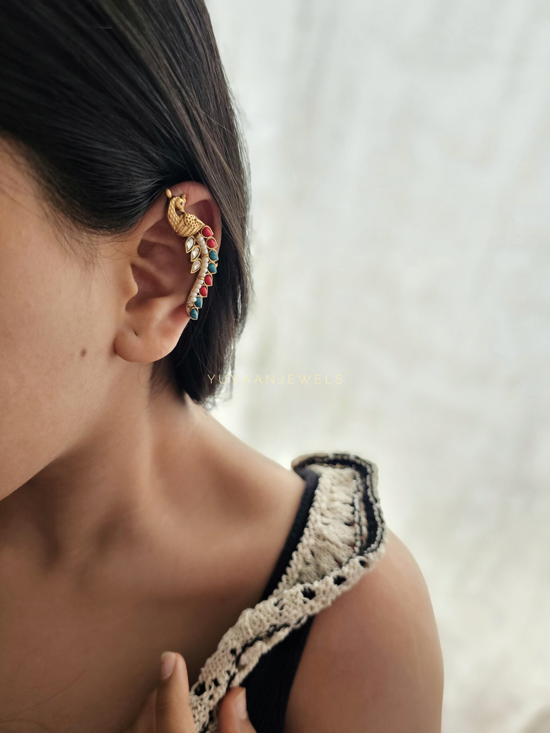 Nirya handcrafted ear cuffs Thumbnail