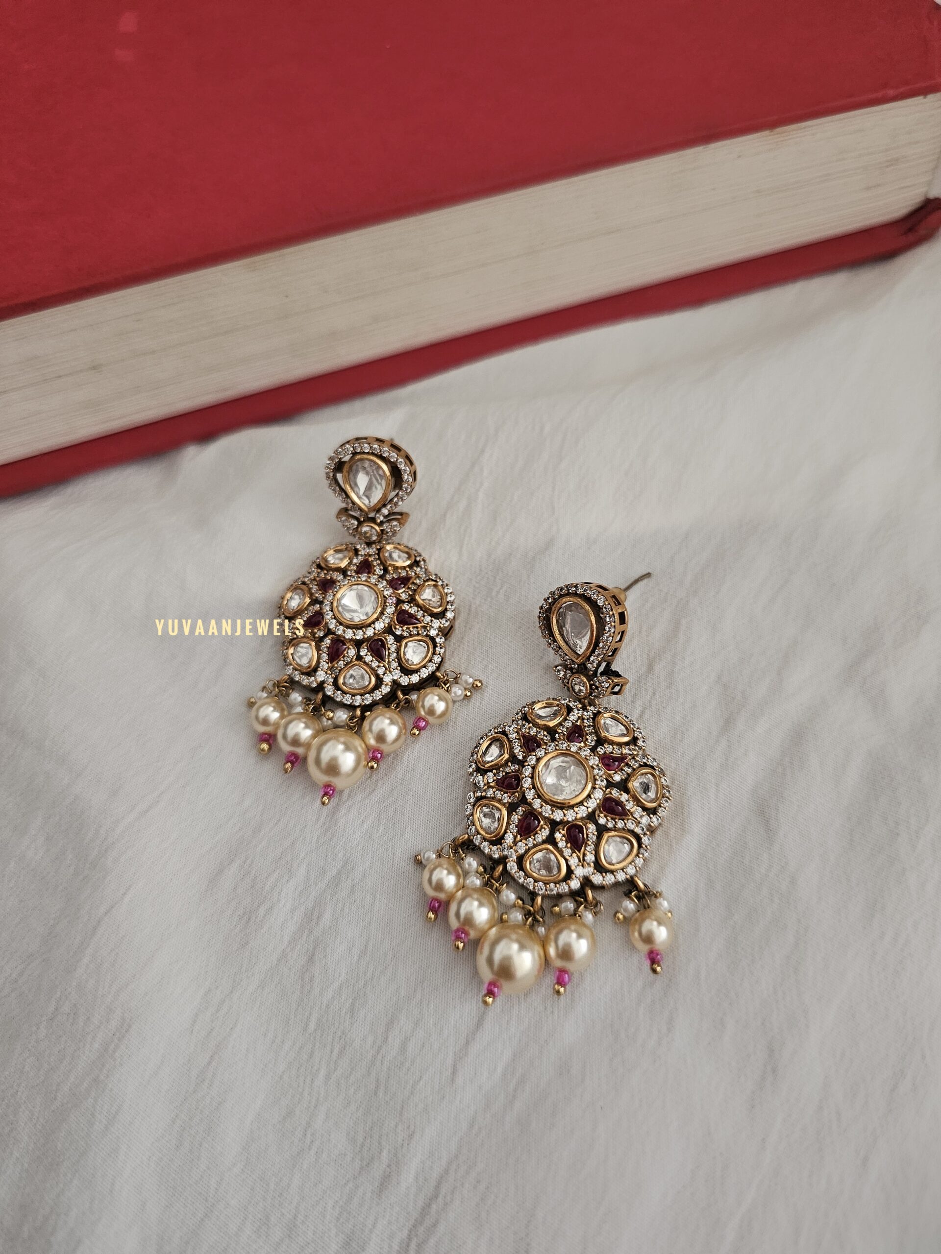 Nushrat antique polki necklace Thumbnail