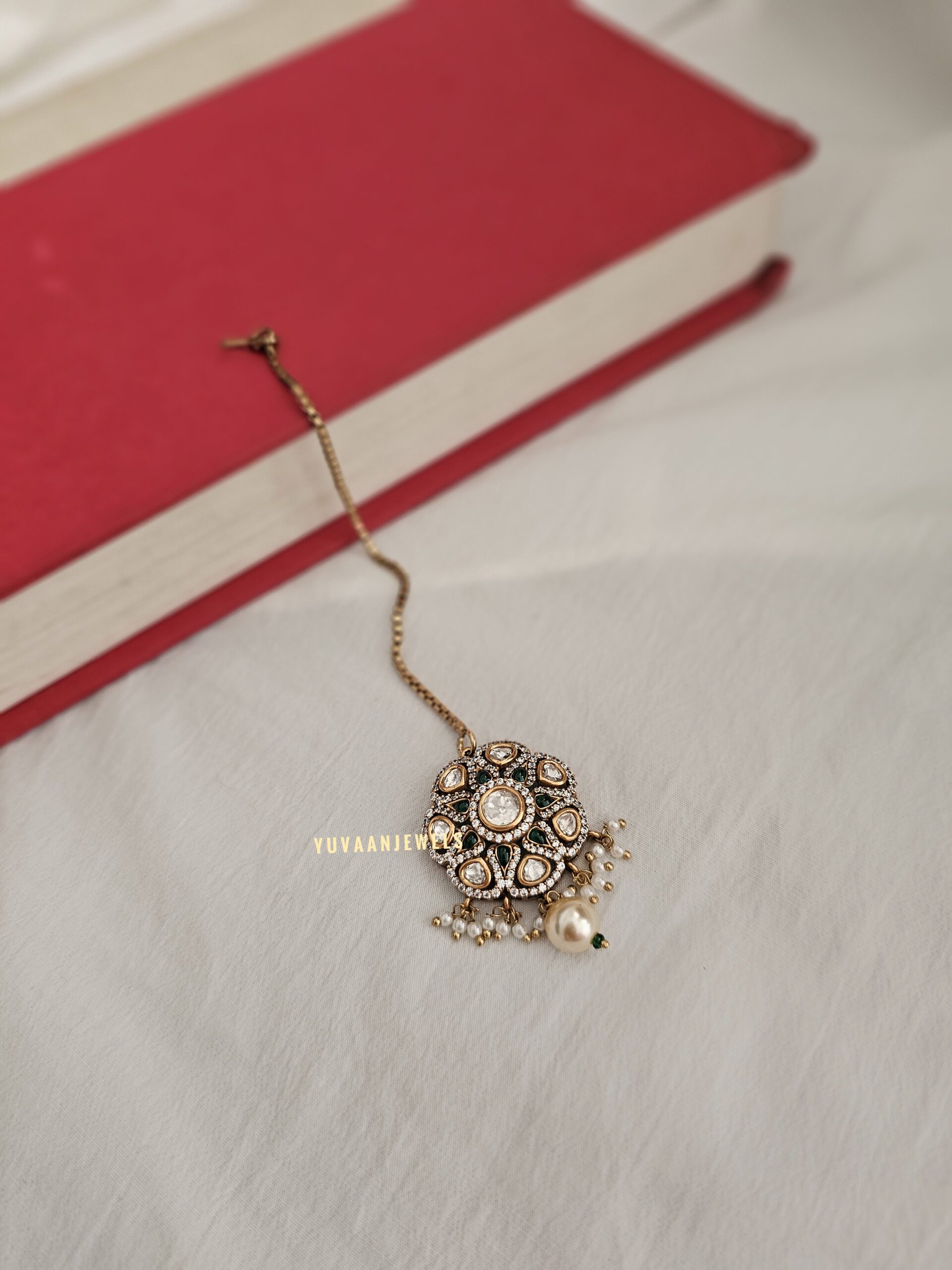 Nushrat antique polki necklace Thumbnail