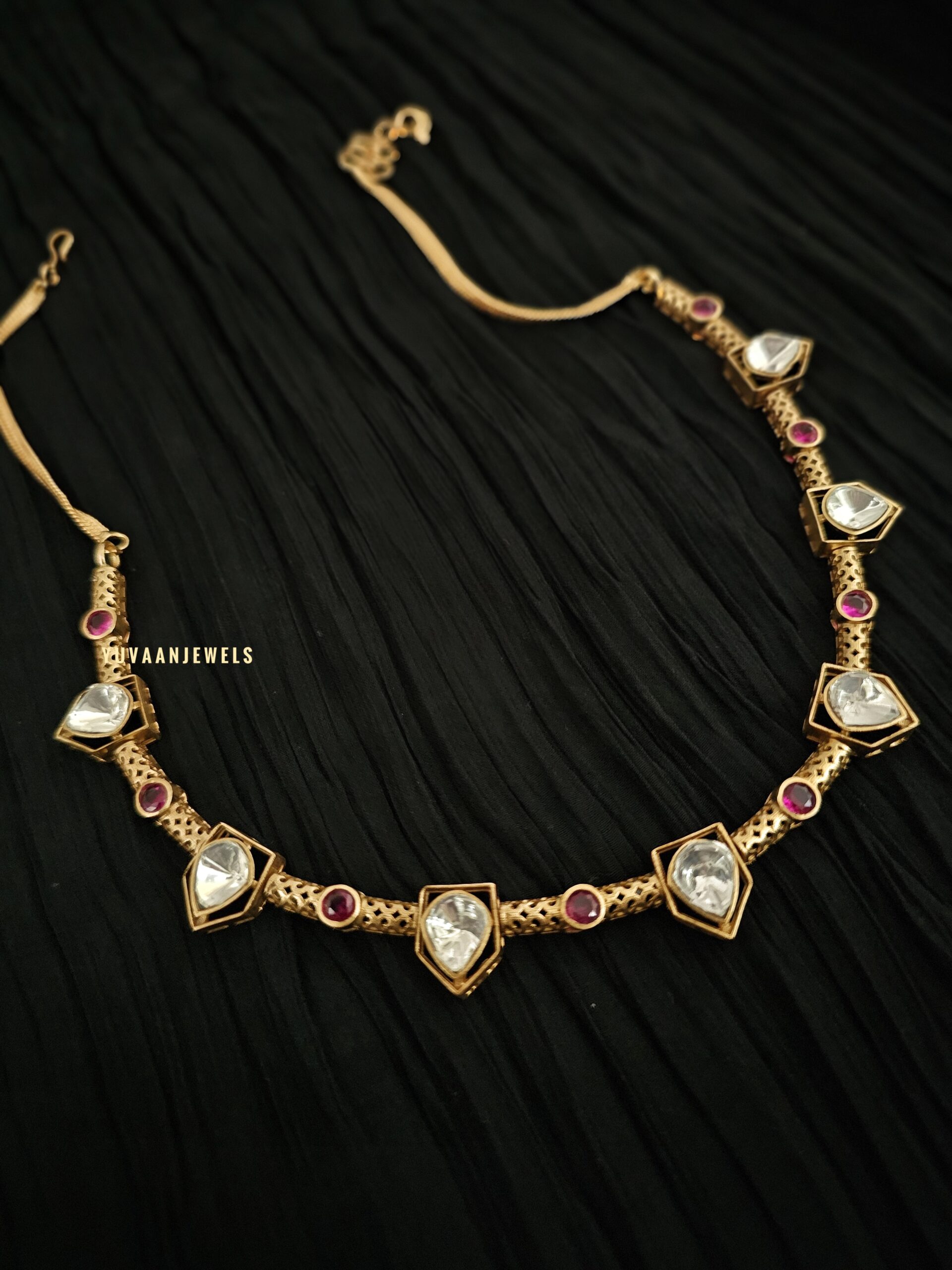 Nishat polki necklace Thumbnail