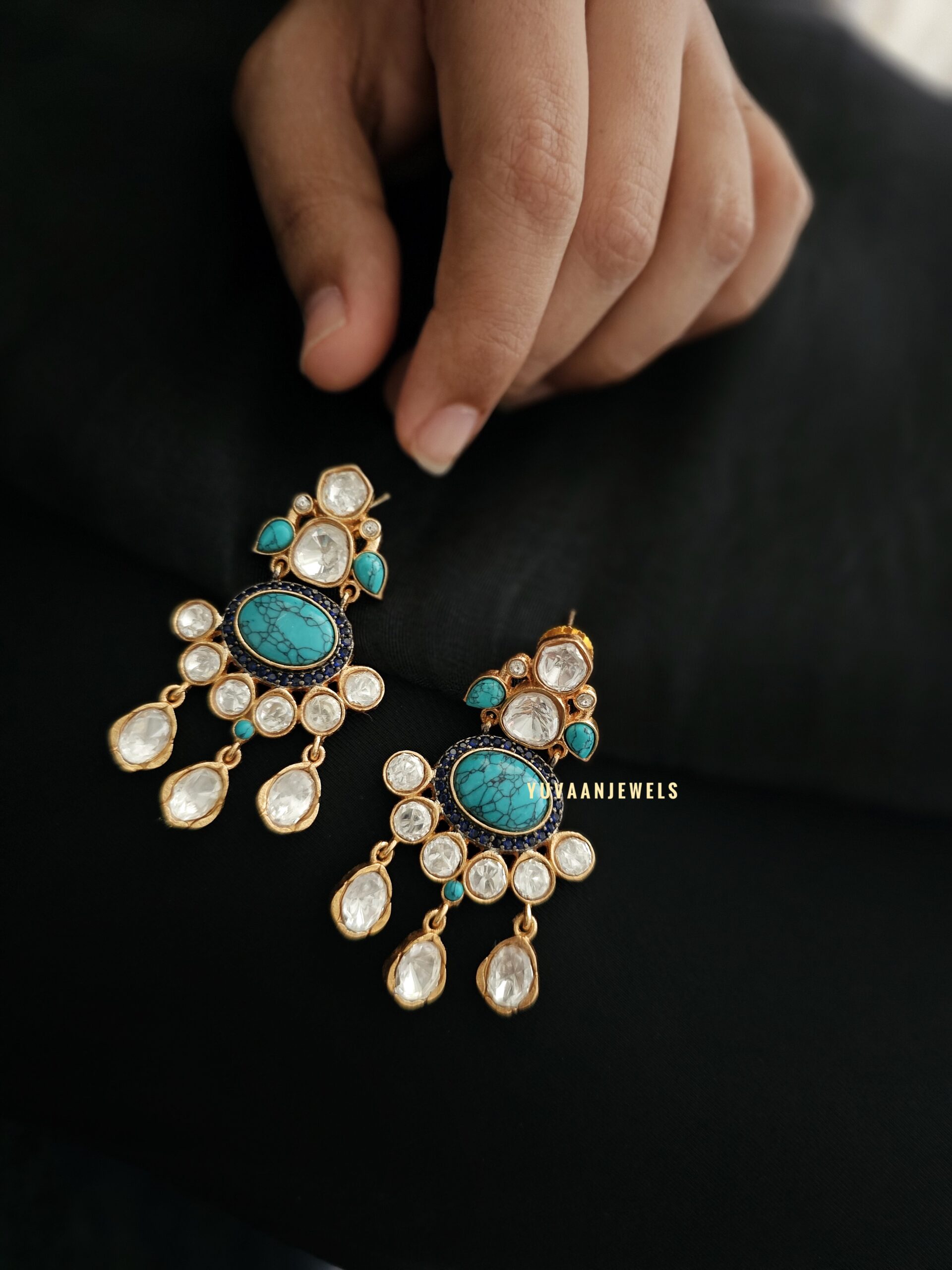 Shikha Quartz and Polki Necklace Thumbnail