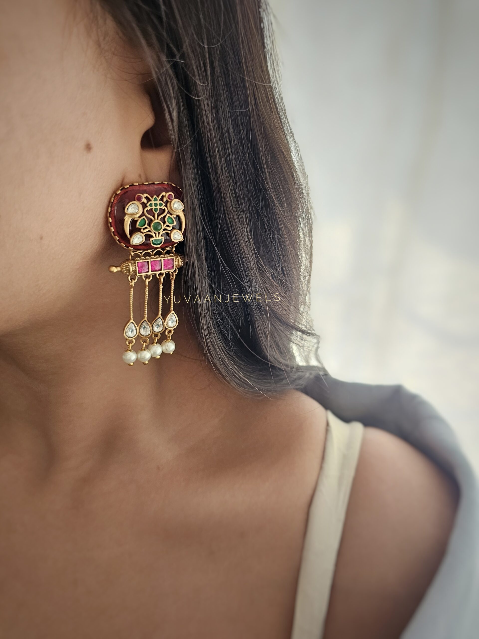 Ayushi handcrafted earings Thumbnail