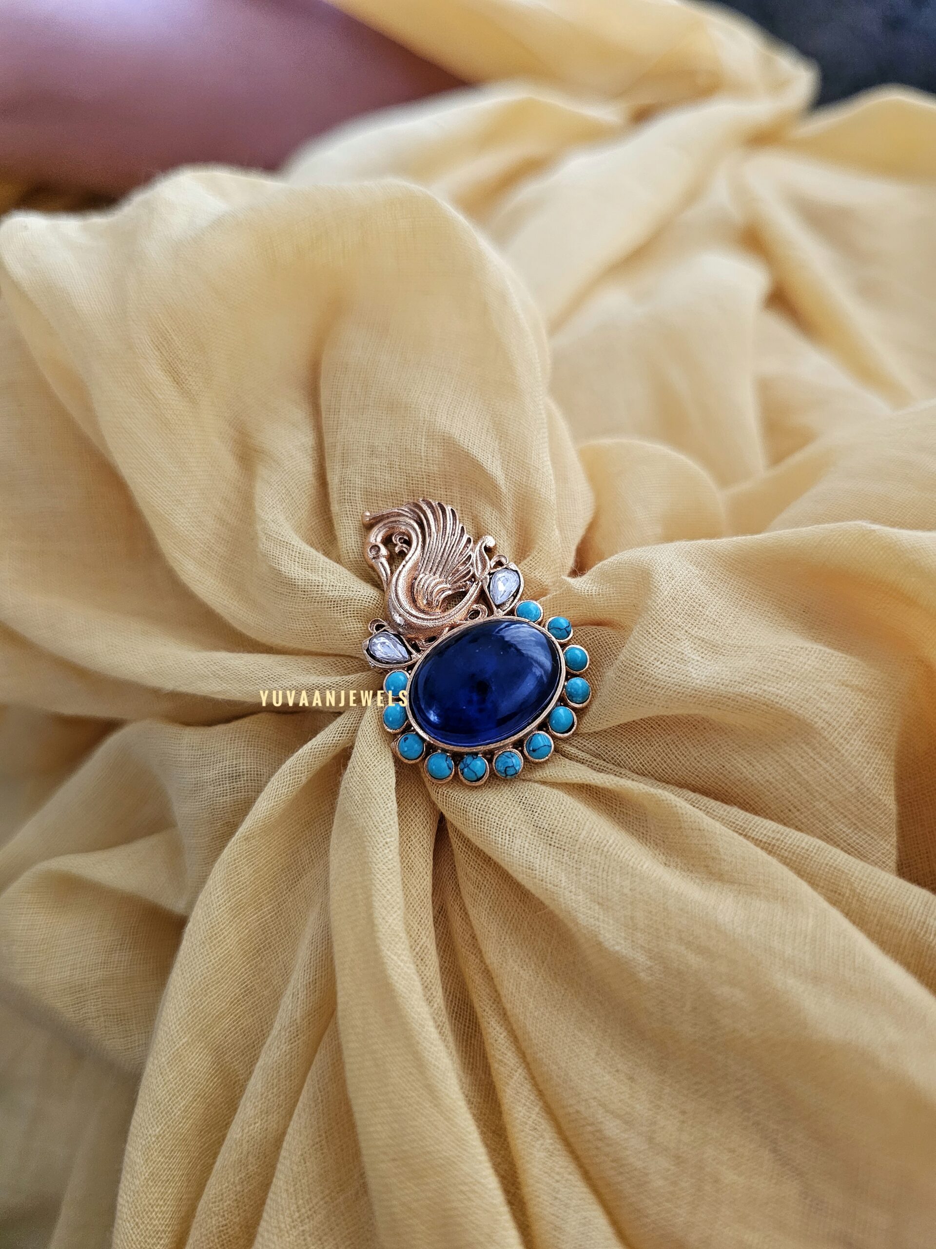 Jayshree bird motif adjustable ring Thumbnail