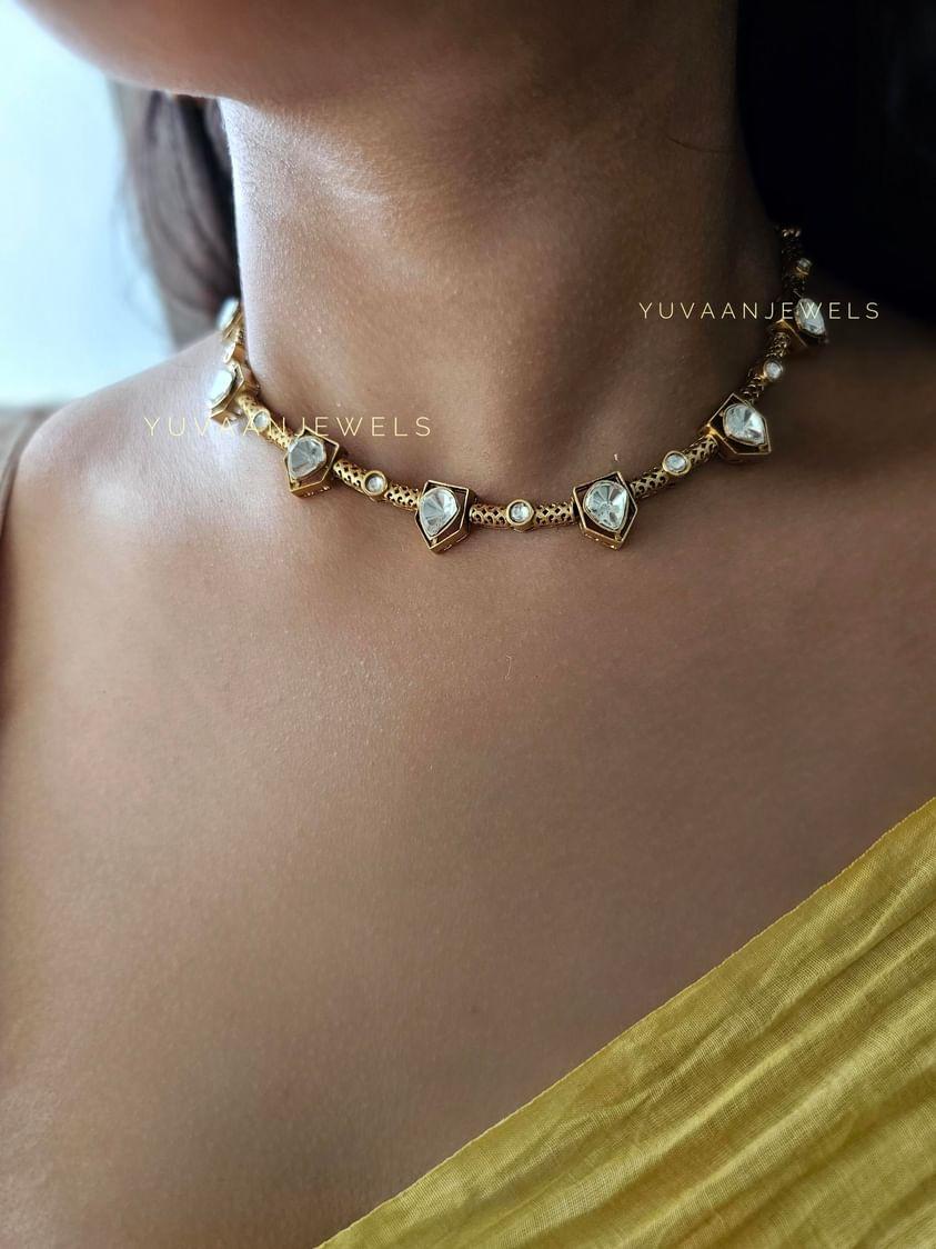 Nishat polki necklace Thumbnail