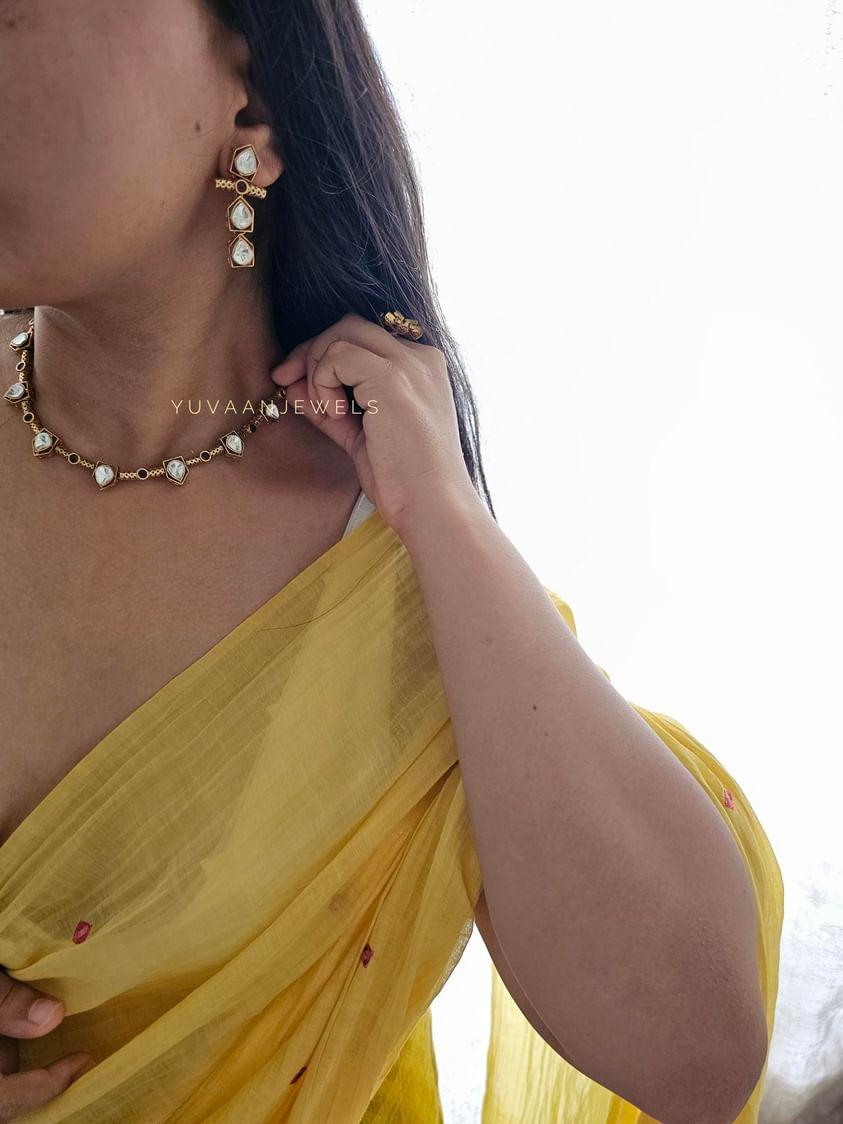 Nishat polki necklace Thumbnail