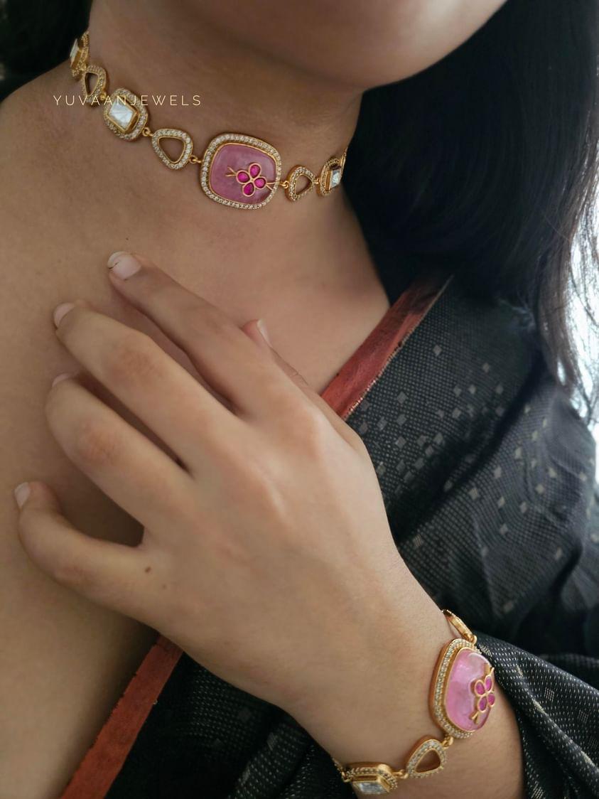 Asra delicate choker Thumbnail