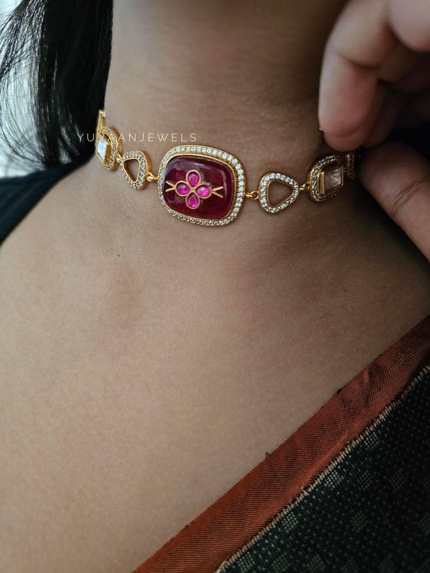 Asra delicate choker Thumbnail