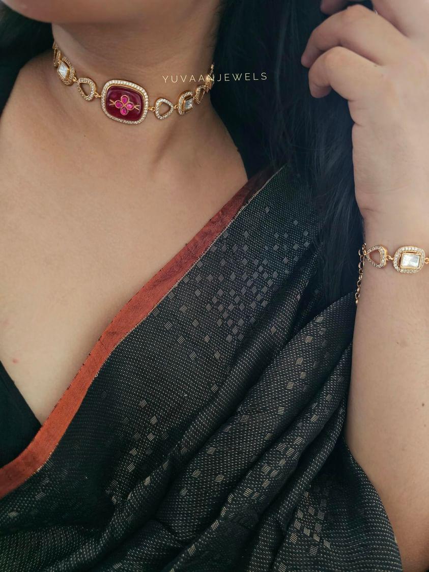 Asra delicate choker Thumbnail