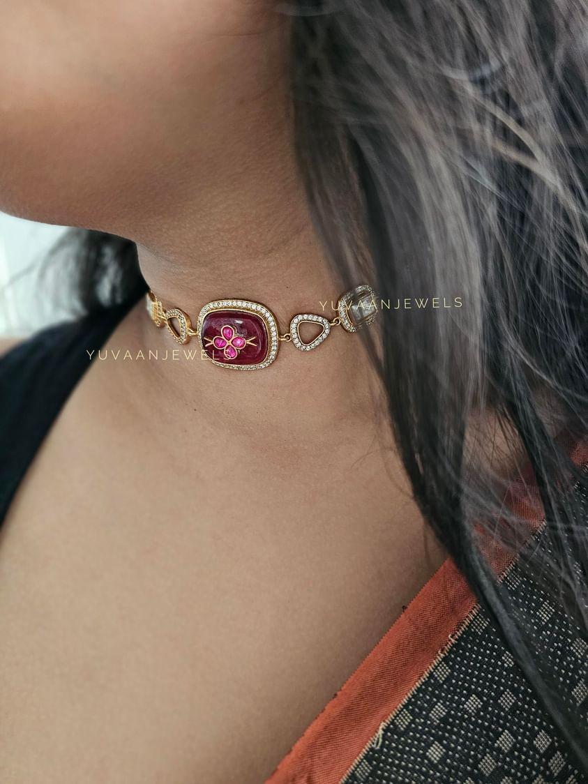 Asra delicate choker Thumbnail