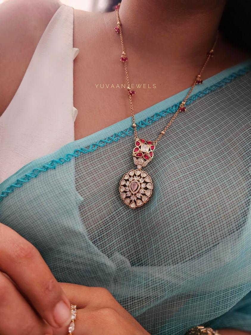 Sneha delicate necklace Thumbnail