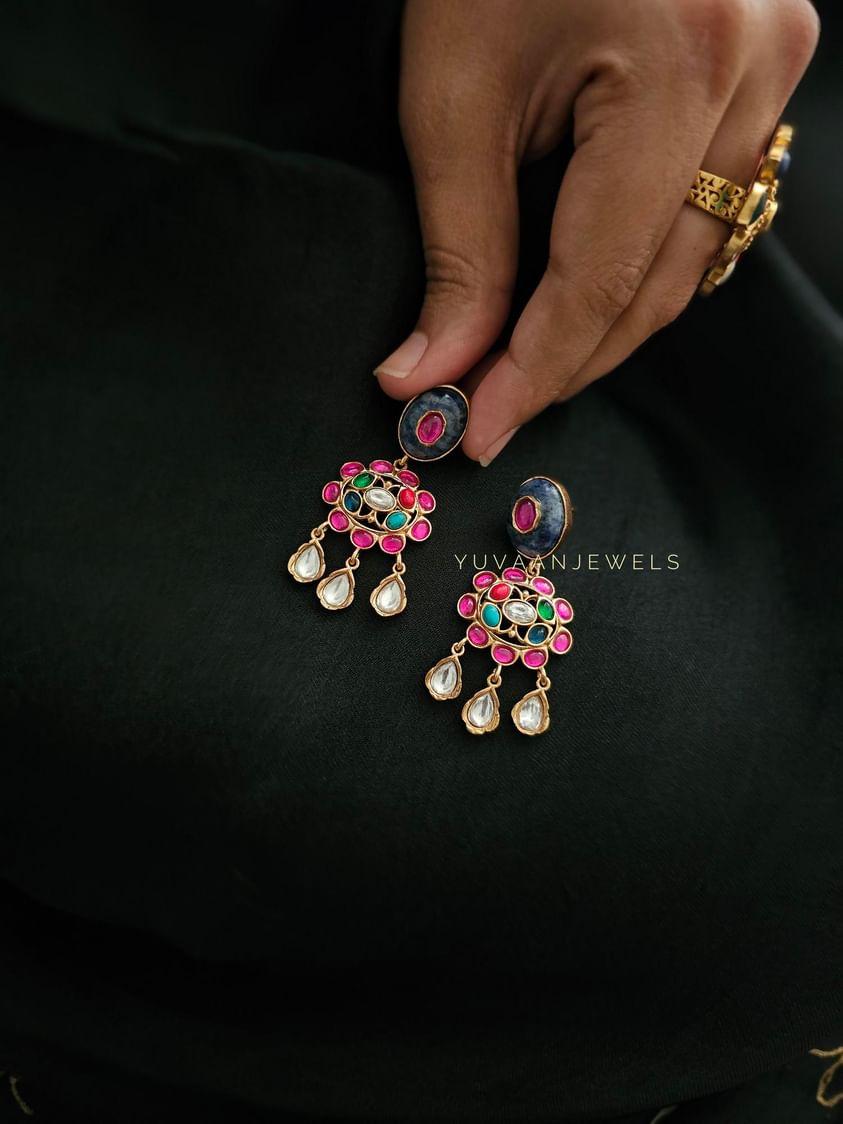 Rangaat quartz and polki necklace Thumbnail
