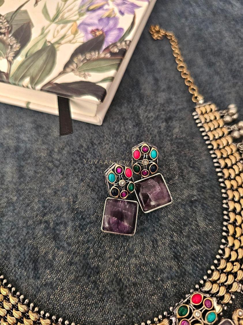 Aakash two toned necklace Thumbnail